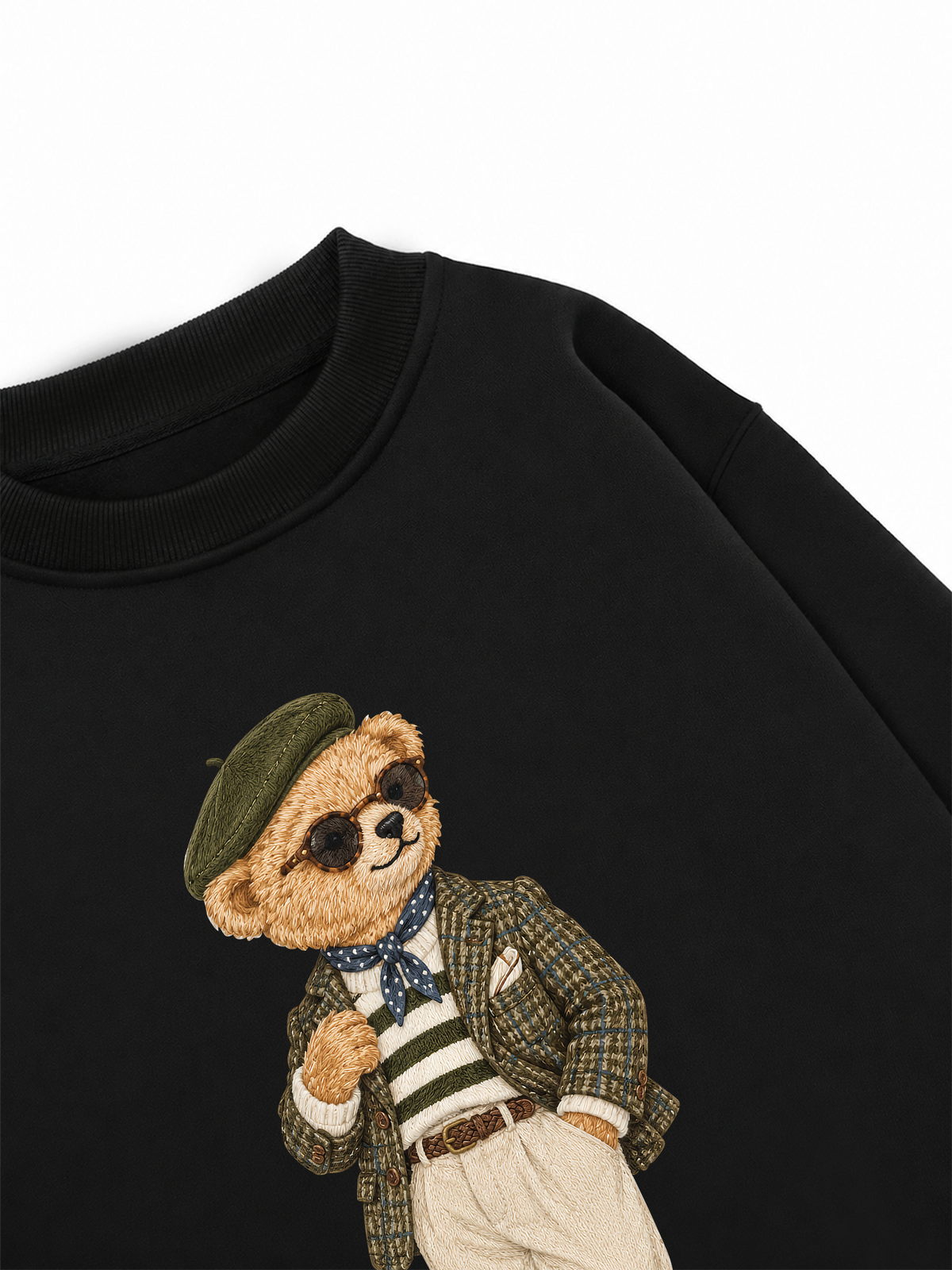 Áo Sweater Nỉ Hai Da Lady Bear