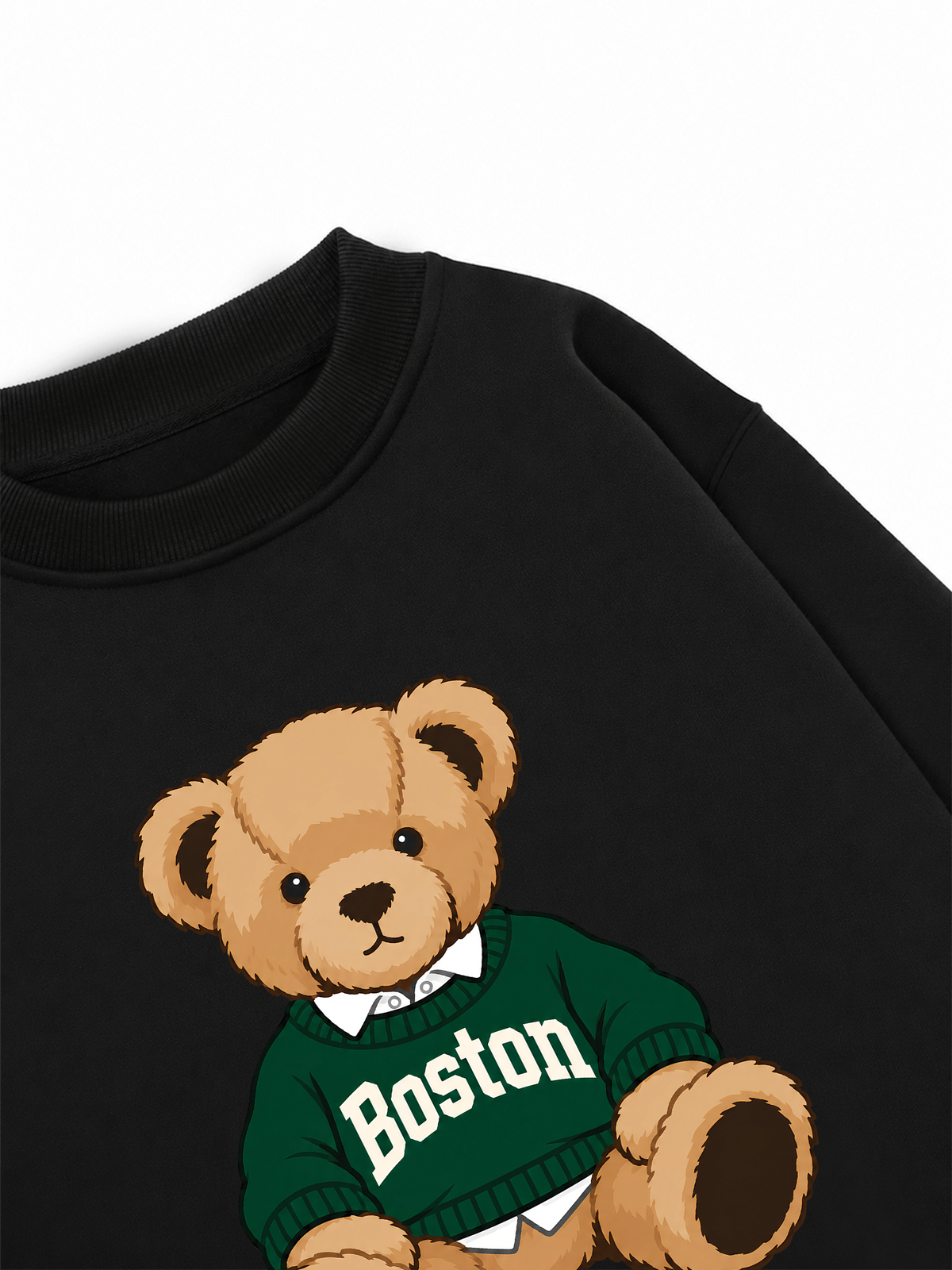 Áo Sweater Nỉ Hai Da City Boston Bear
