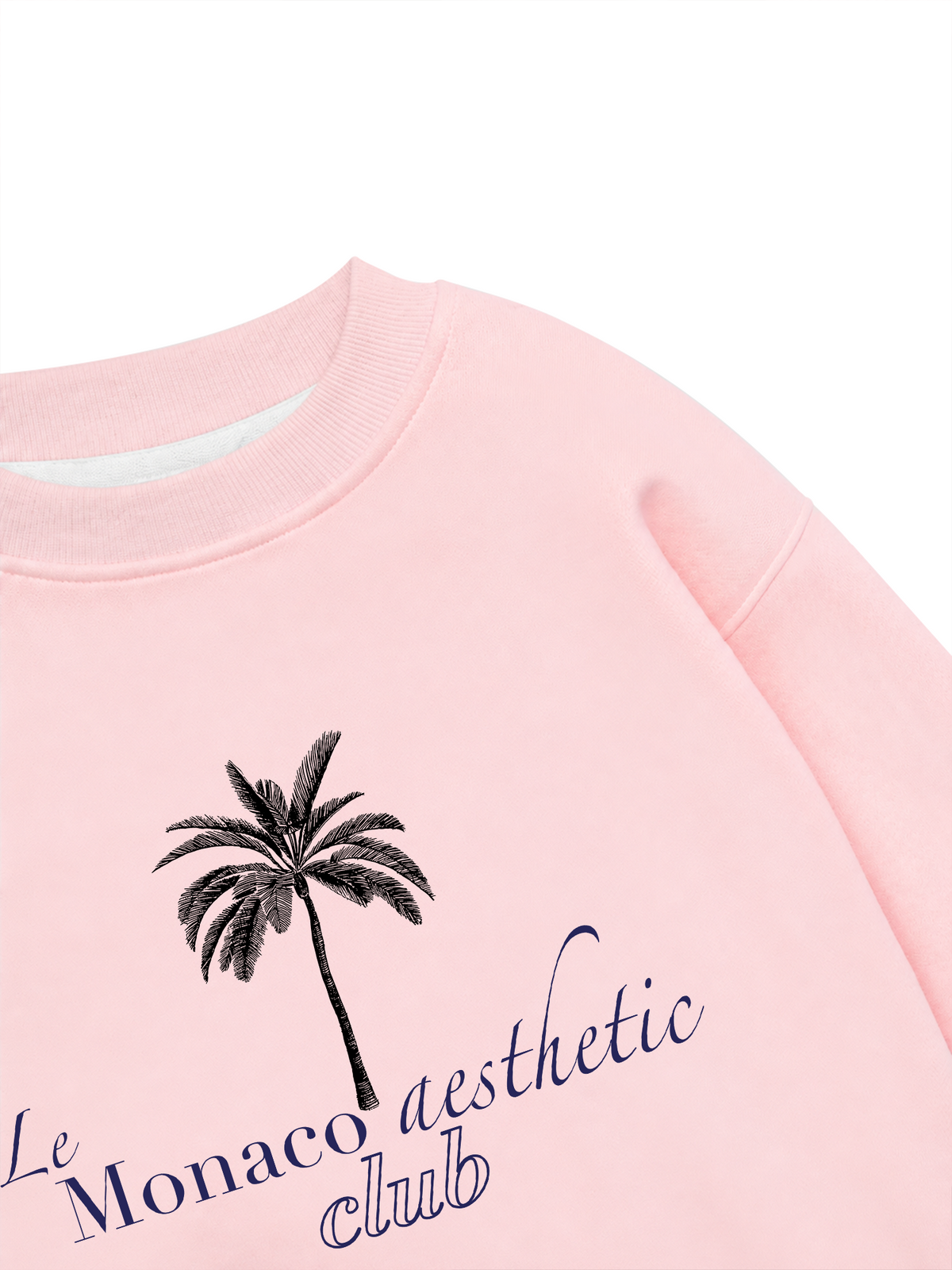 Áo Sweater Nỉ Hai Da City Le Monaco Aesthetic