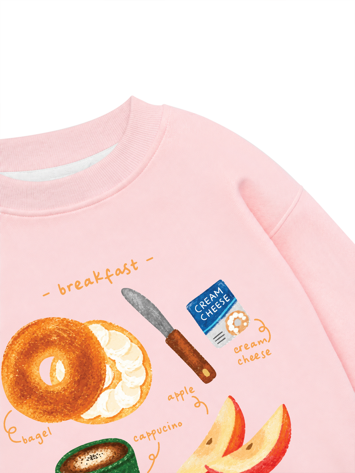 Áo Sweater Nỉ Hai Da Sweetie Breakfast