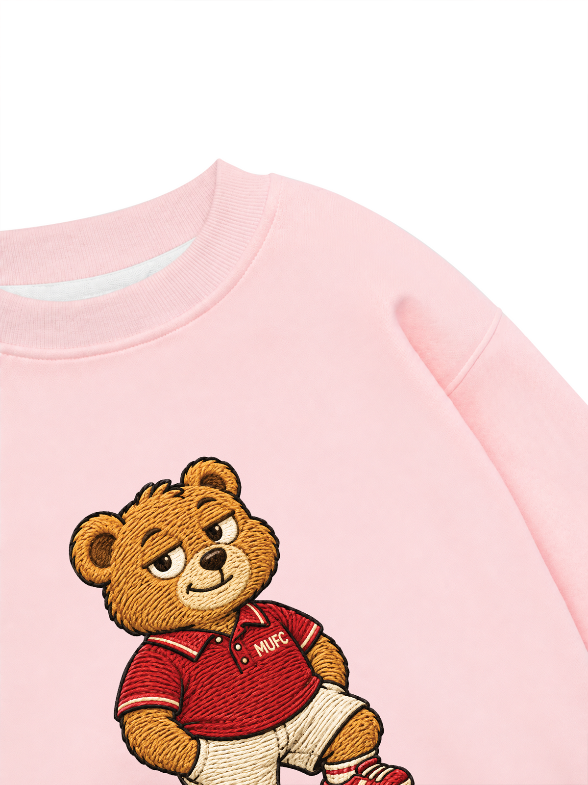 Áo Sweater Nỉ Hai Da MUFC Bear 2