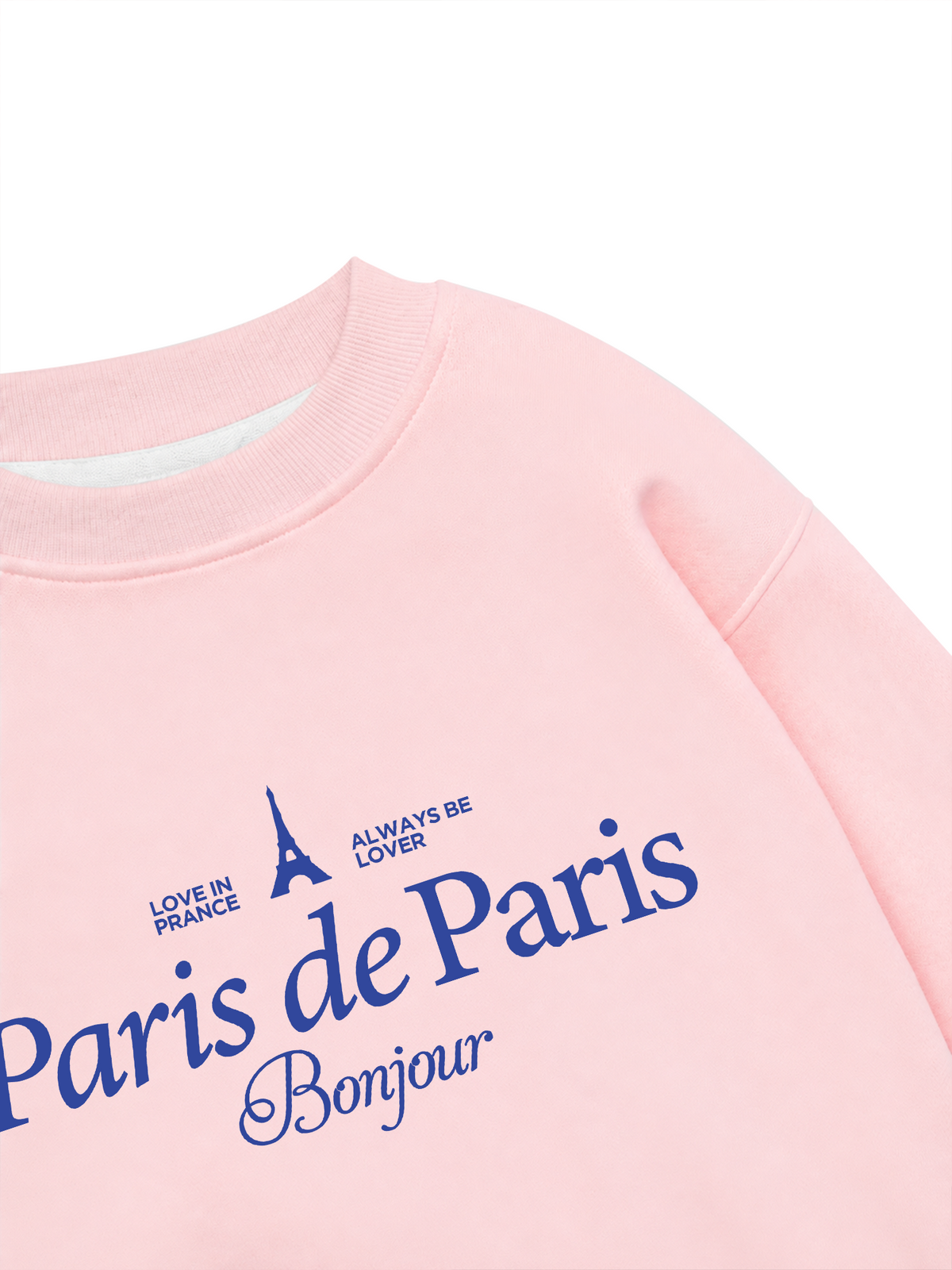Áo Sweater Nỉ Hai Da Paris de Paris