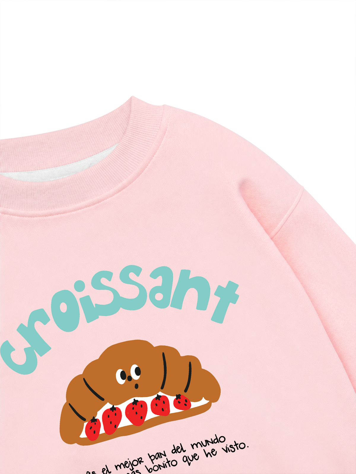 Áo Sweater Nỉ Hai Da Croissant