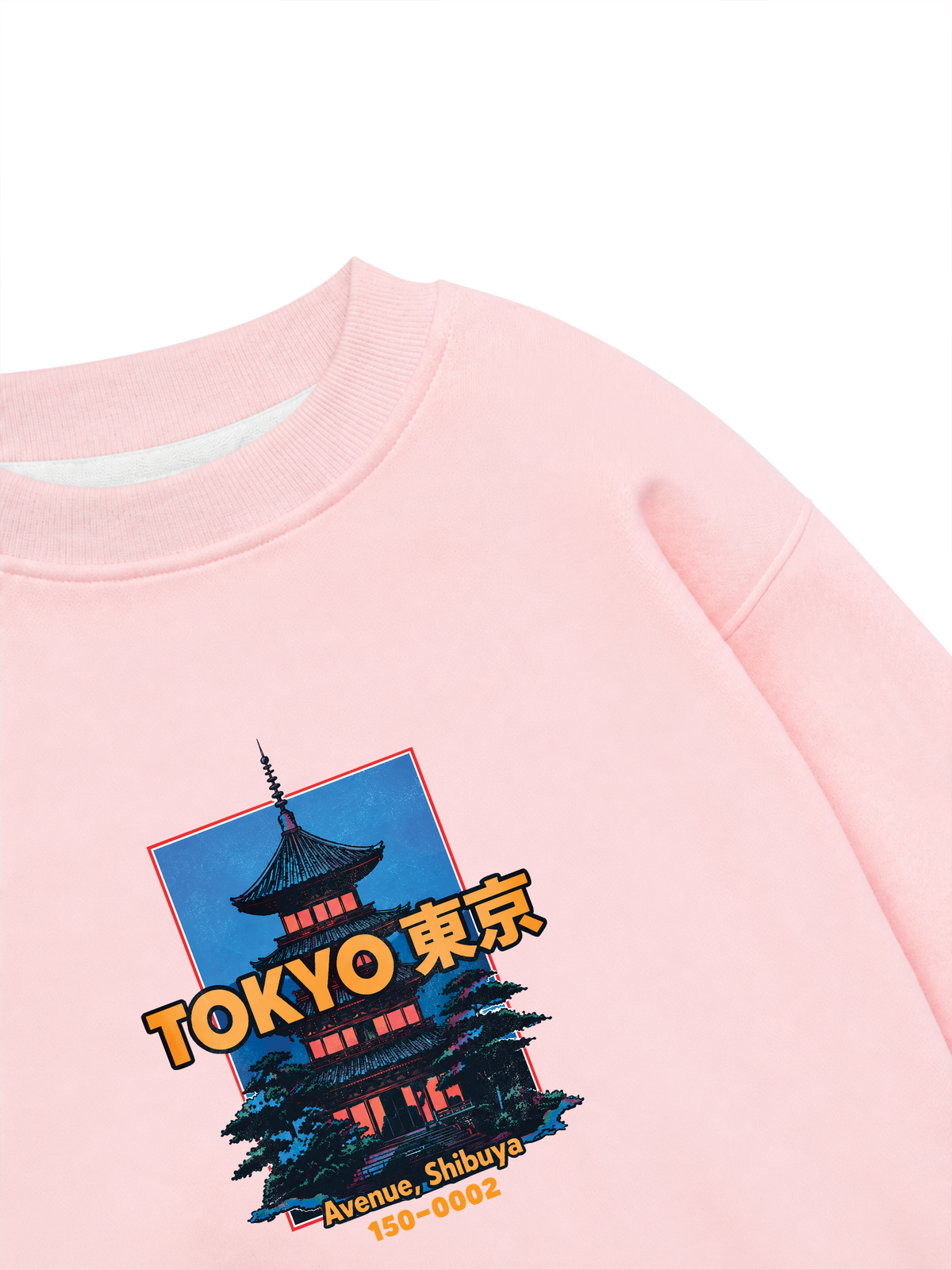 Áo Sweater Nỉ Hai Da Tokyo Shibuya