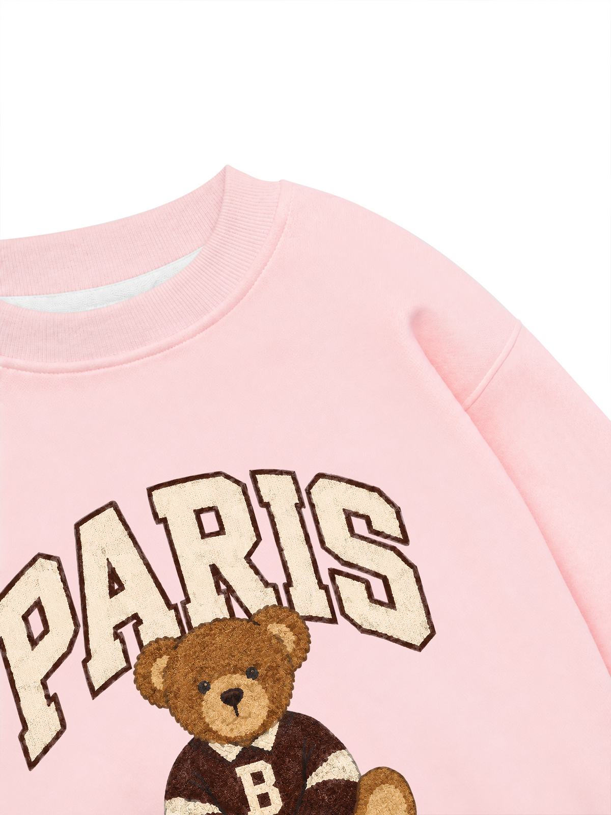 Áo Sweater Nỉ Hai Da City Paris Bear