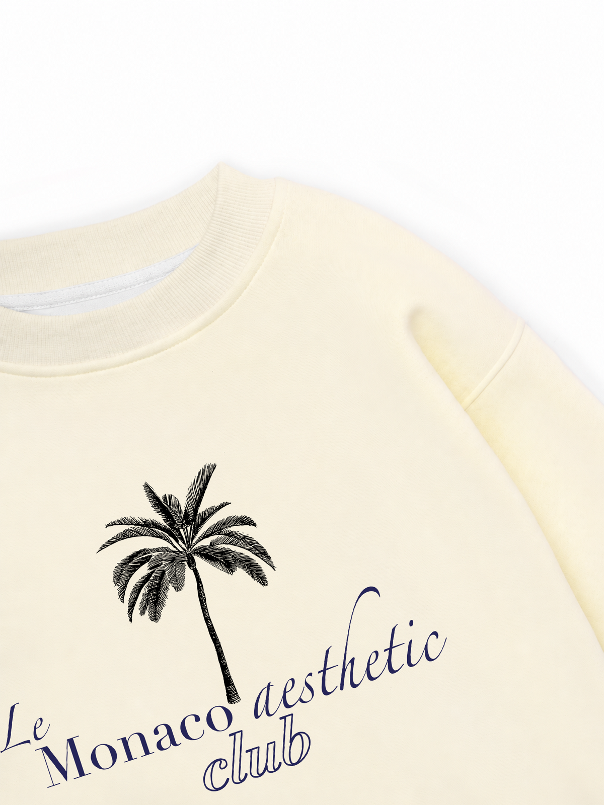 Áo Sweater Nỉ Hai Da City Le Monaco Aesthetic
