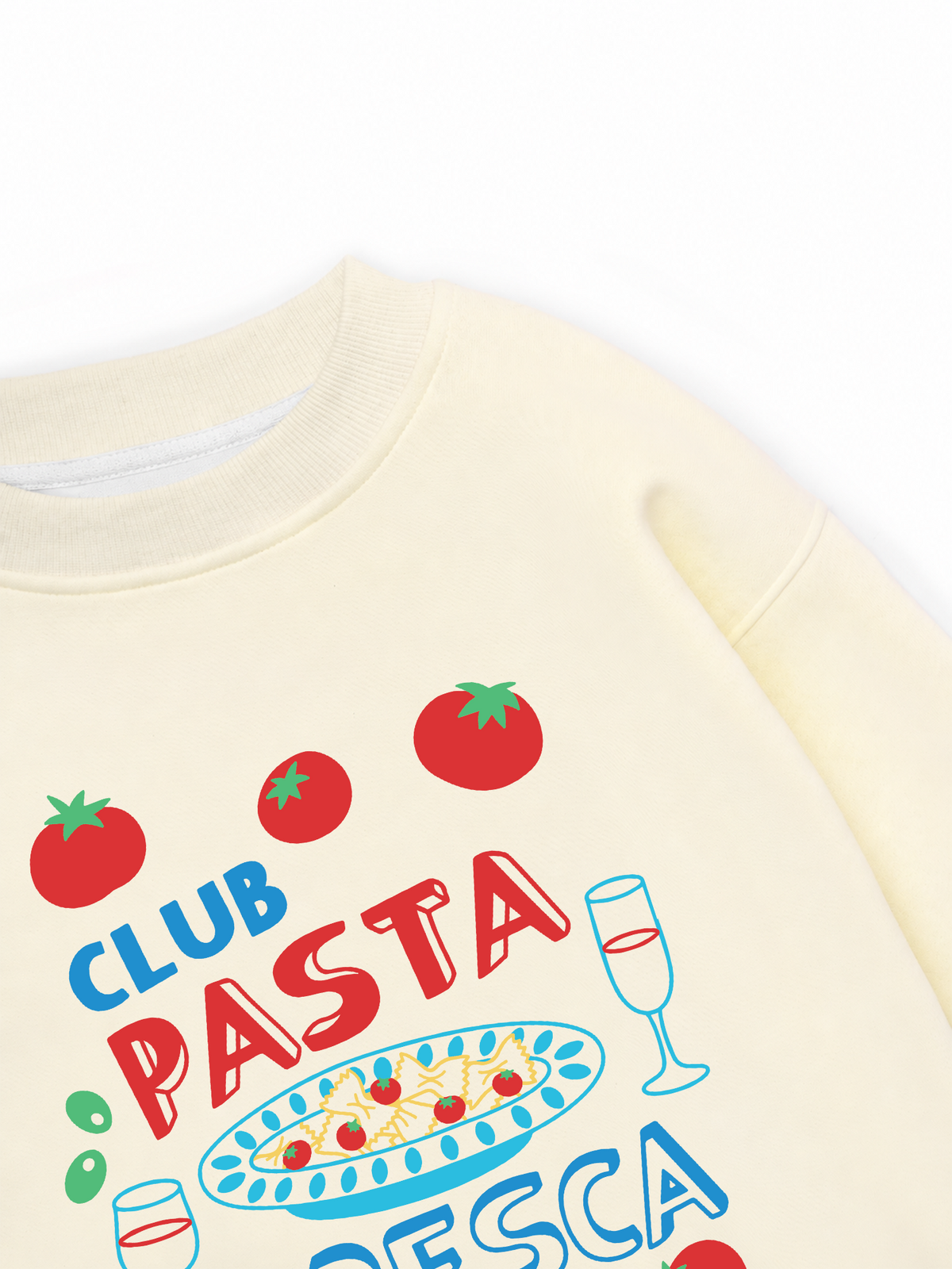 Áo Sweater Nỉ Hai Da Pasta Club