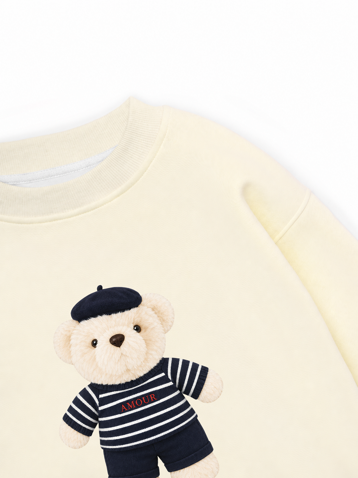 Áo Sweater Nỉ Hai Da Mon Authentic Bear