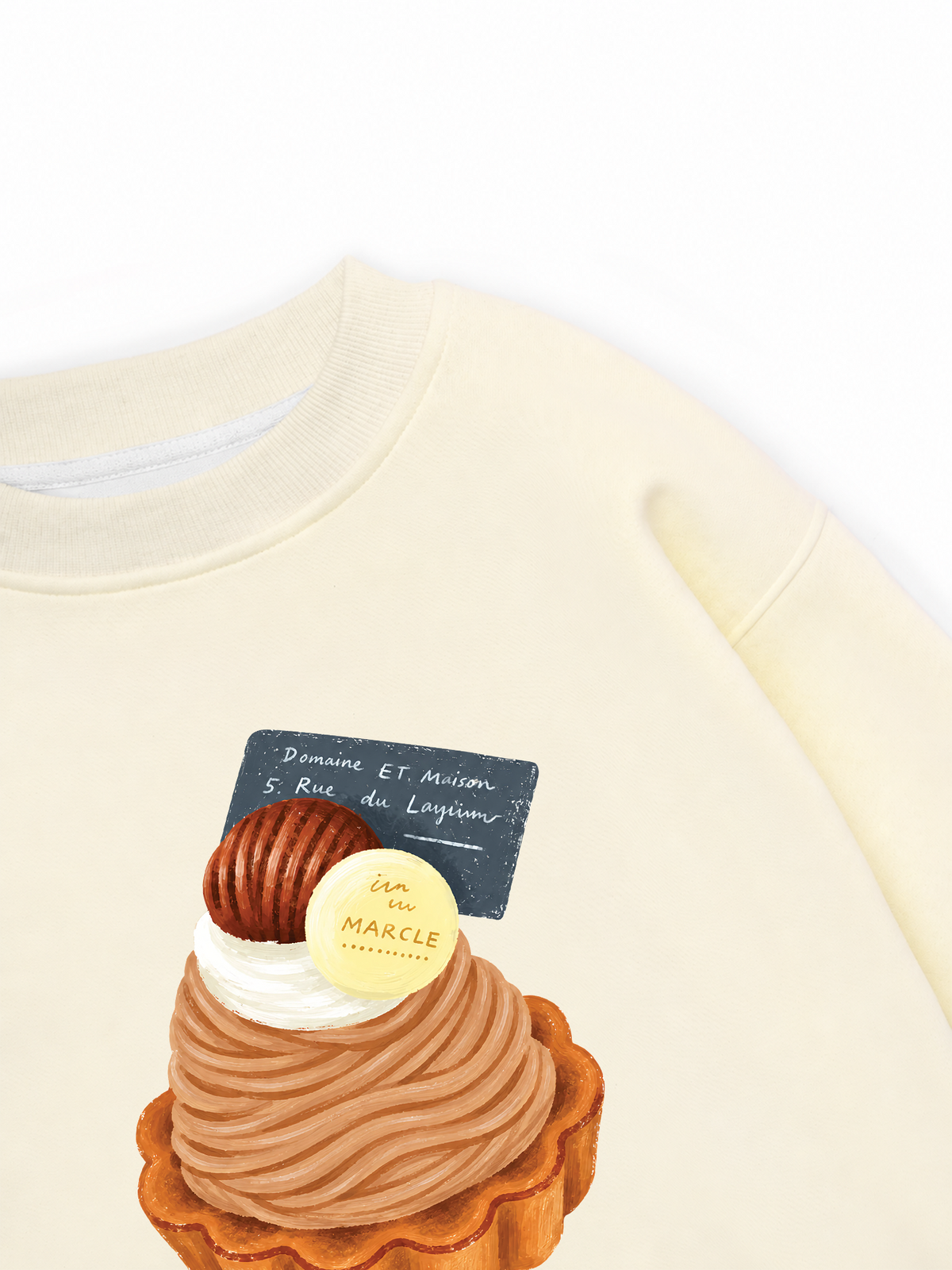 Áo Sweater Nỉ Hai Da Mont Blanc Tart