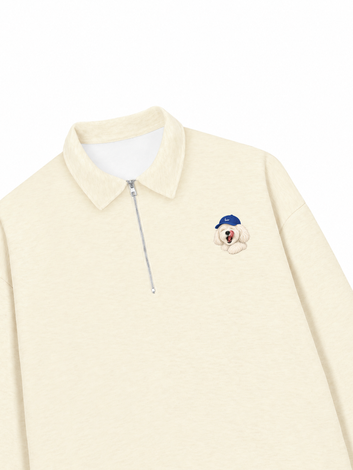 Áo Sweater Polo Nỉ Hai Da Happy Puppy