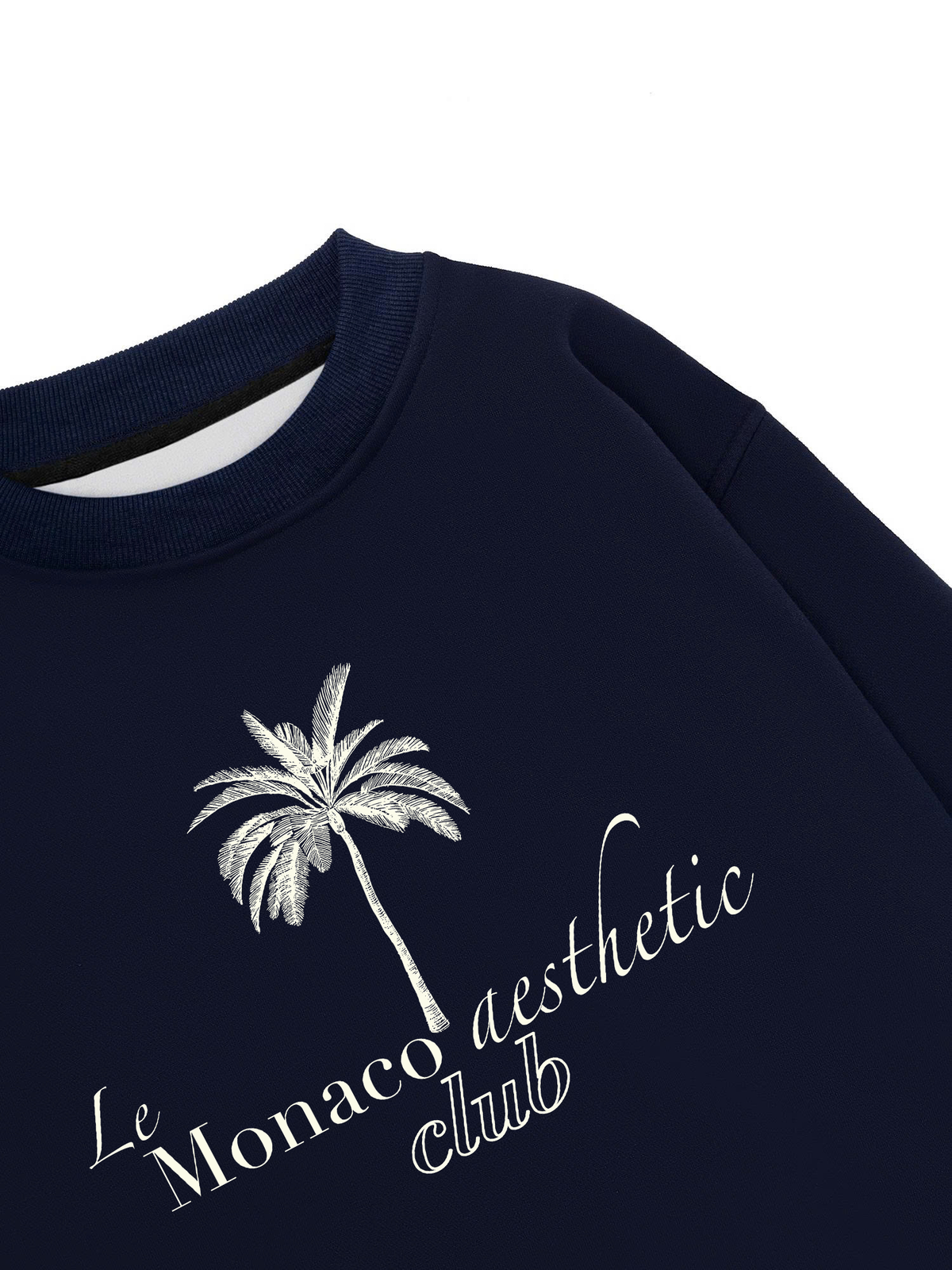 Áo Sweater Nỉ Hai Da City Le Monaco Aesthetic