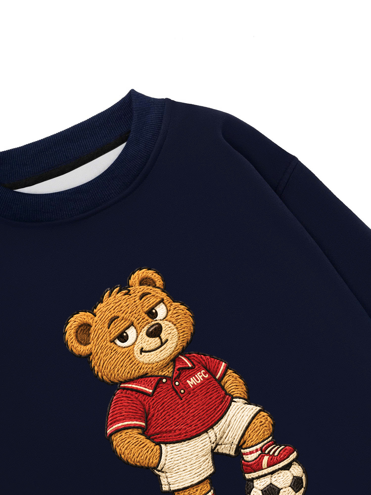 Áo Sweater Nỉ Hai Da MUFC Bear 2