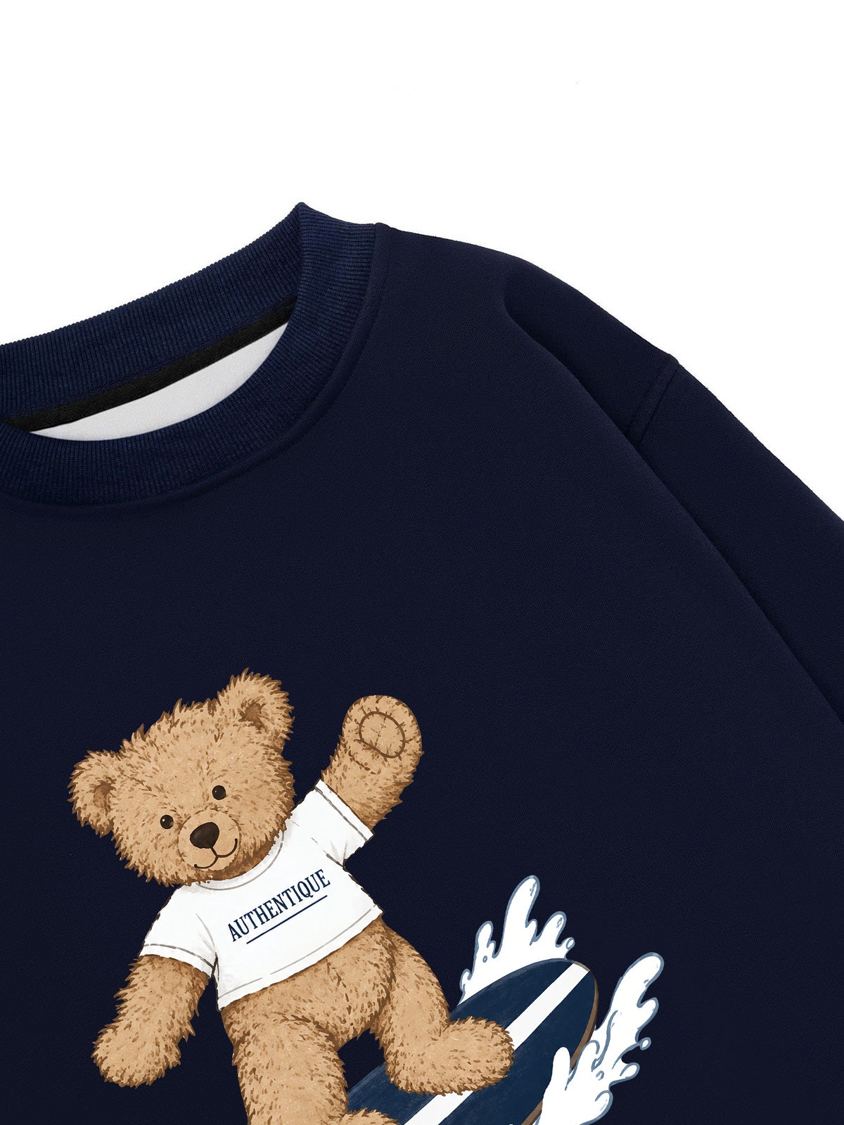 Áo Sweater Nỉ Hai Da Authentique