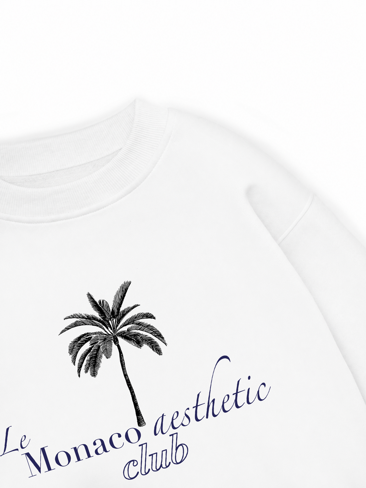 Áo Sweater Nỉ Hai Da City Le Monaco Aesthetic