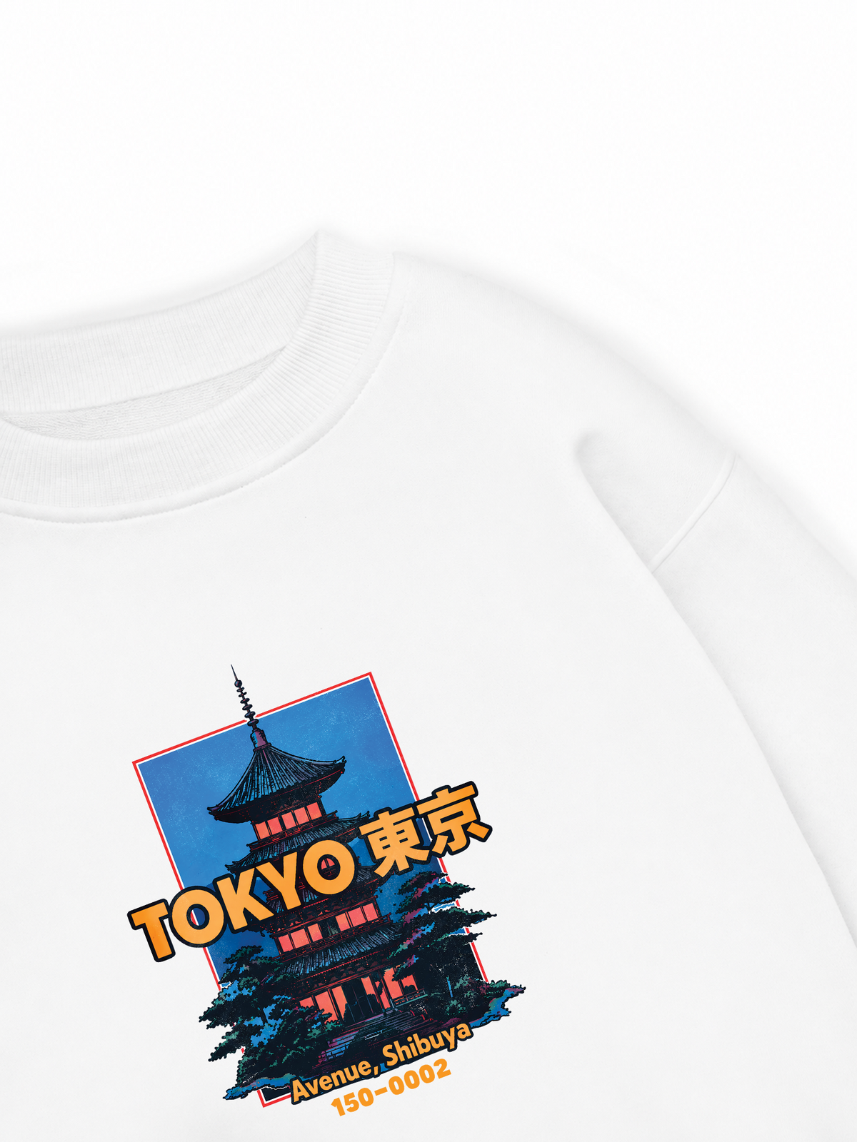 Áo Sweater Nỉ Hai Da Tokyo Shibuya
