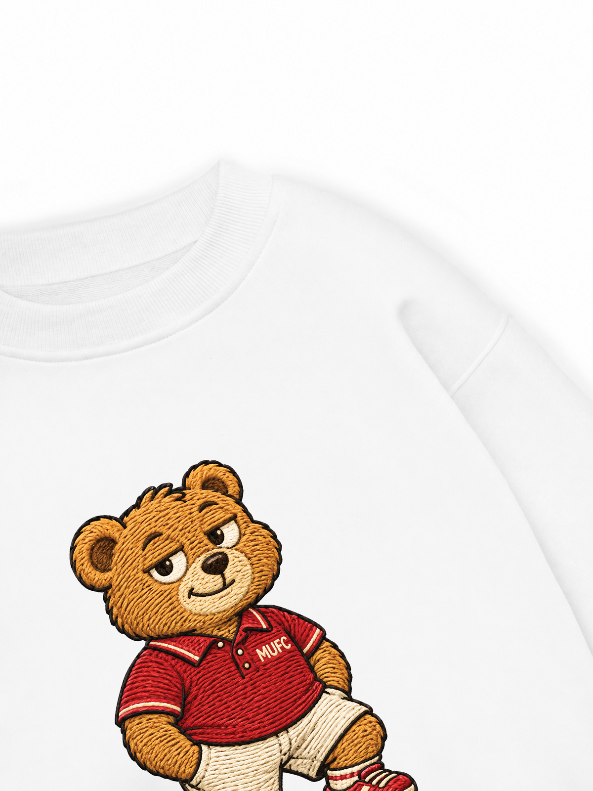 Áo Sweater Nỉ Hai Da MUFC Bear 2