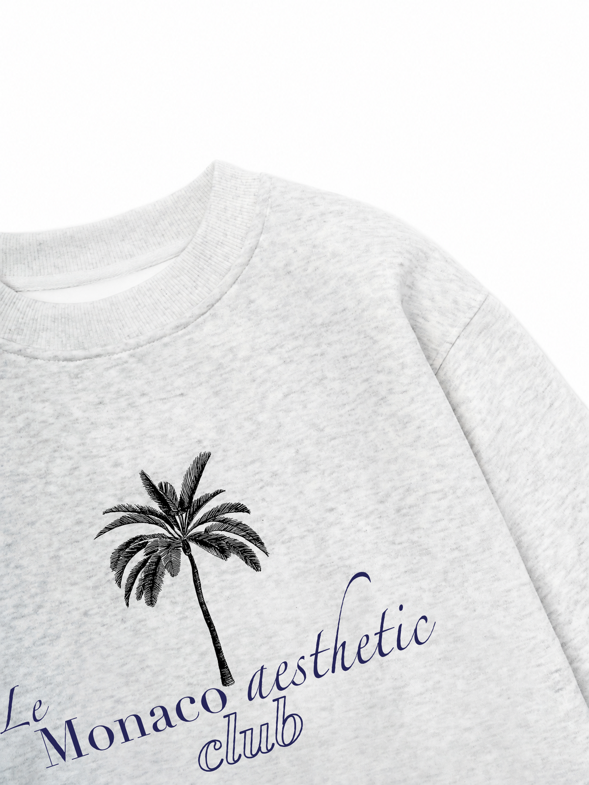 Áo Sweater Nỉ Hai Da City Le Monaco Aesthetic