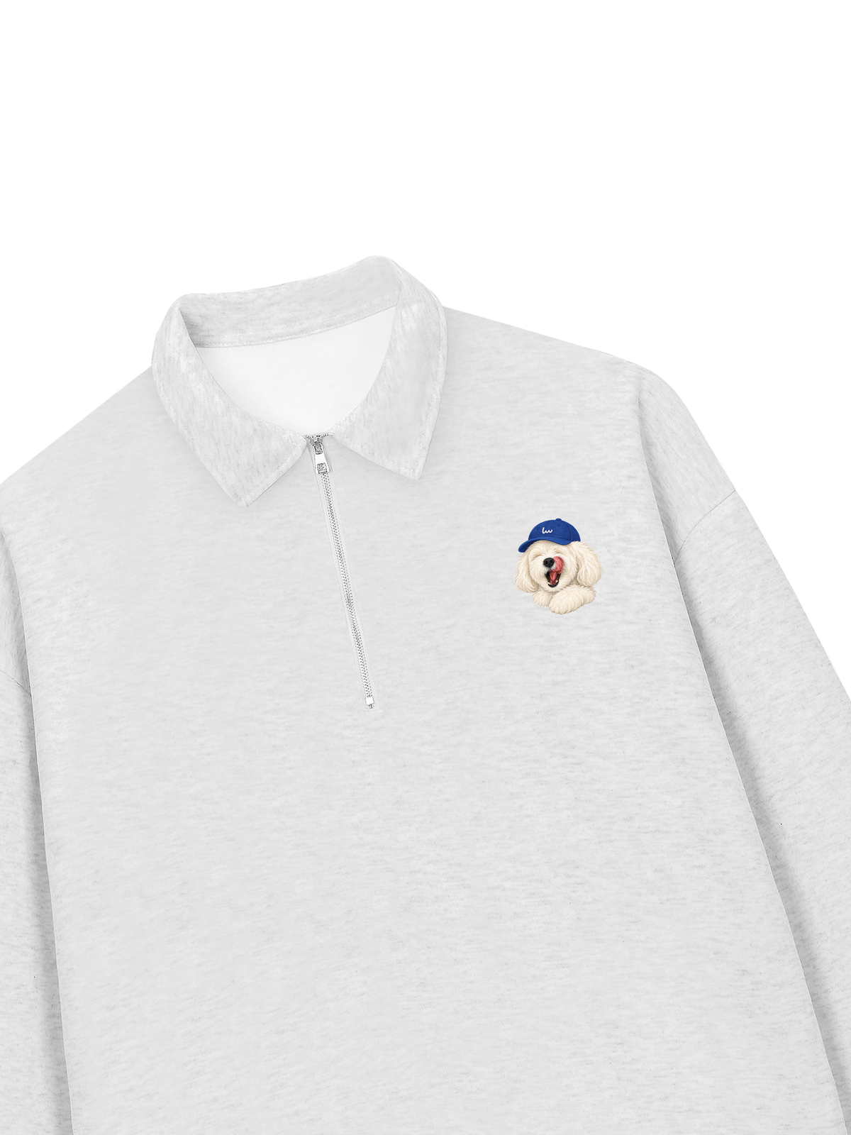 Áo Sweater Polo Nỉ Hai Da Happy Puppy