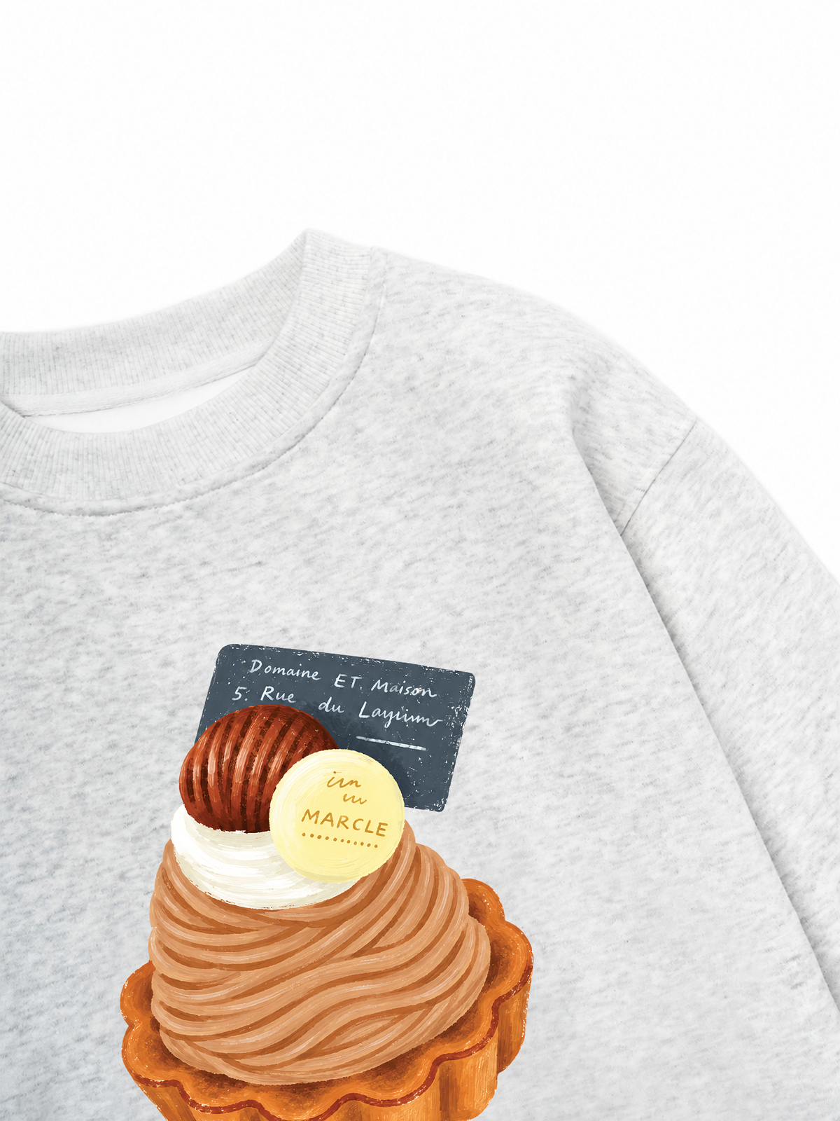 Áo Sweater Nỉ Hai Da Mont Blanc Tart