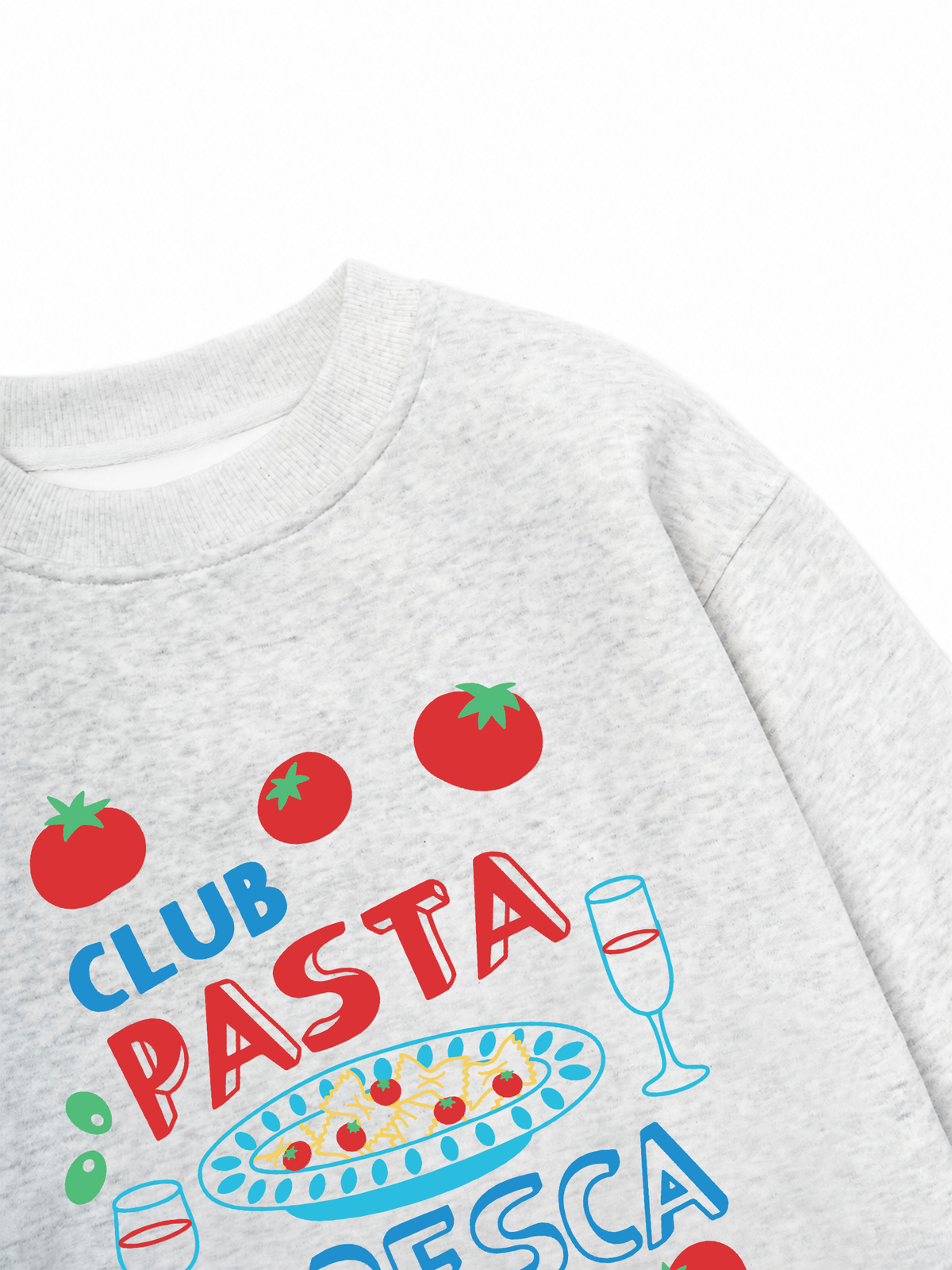 Áo Sweater Nỉ Hai Da Pasta Club