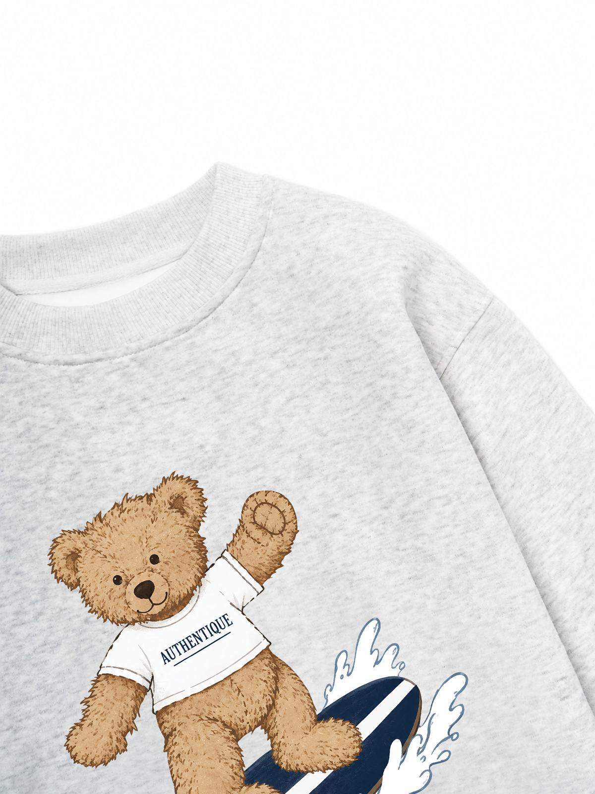 Áo Sweater Nỉ Hai Da Authentique