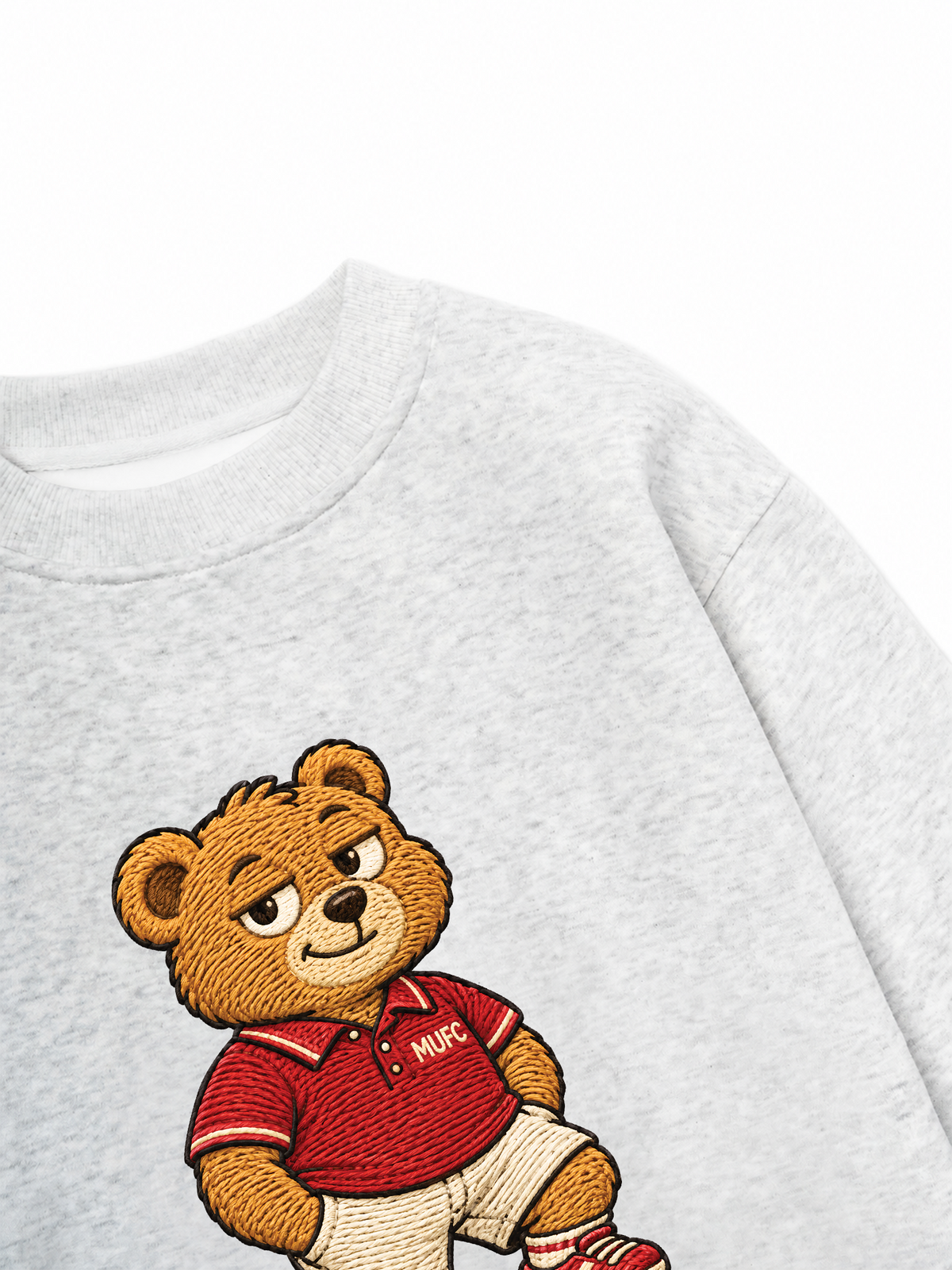 Áo Sweater Nỉ Hai Da MUFC Bear 2