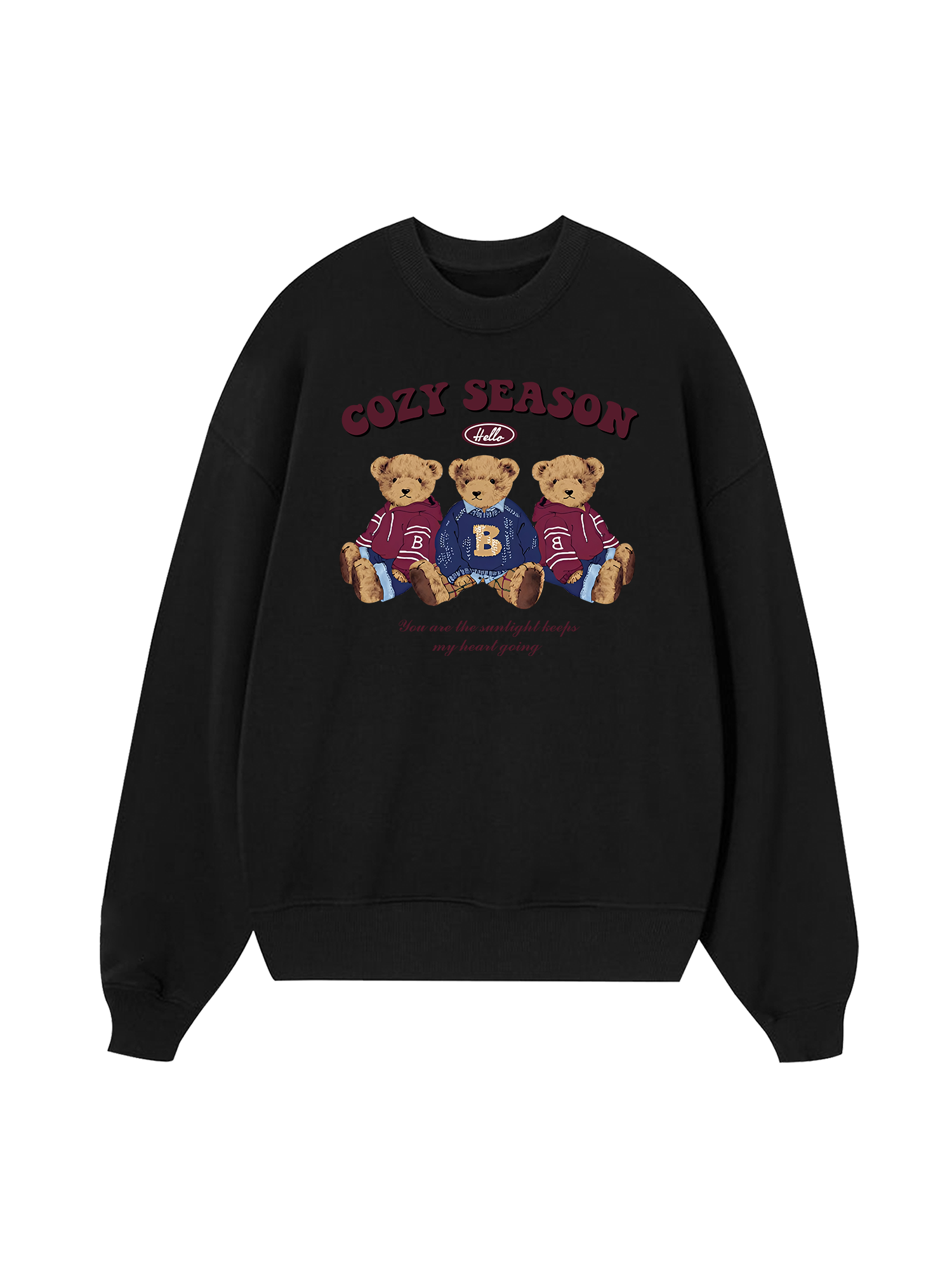 Cozy Season Three Bear Sweater