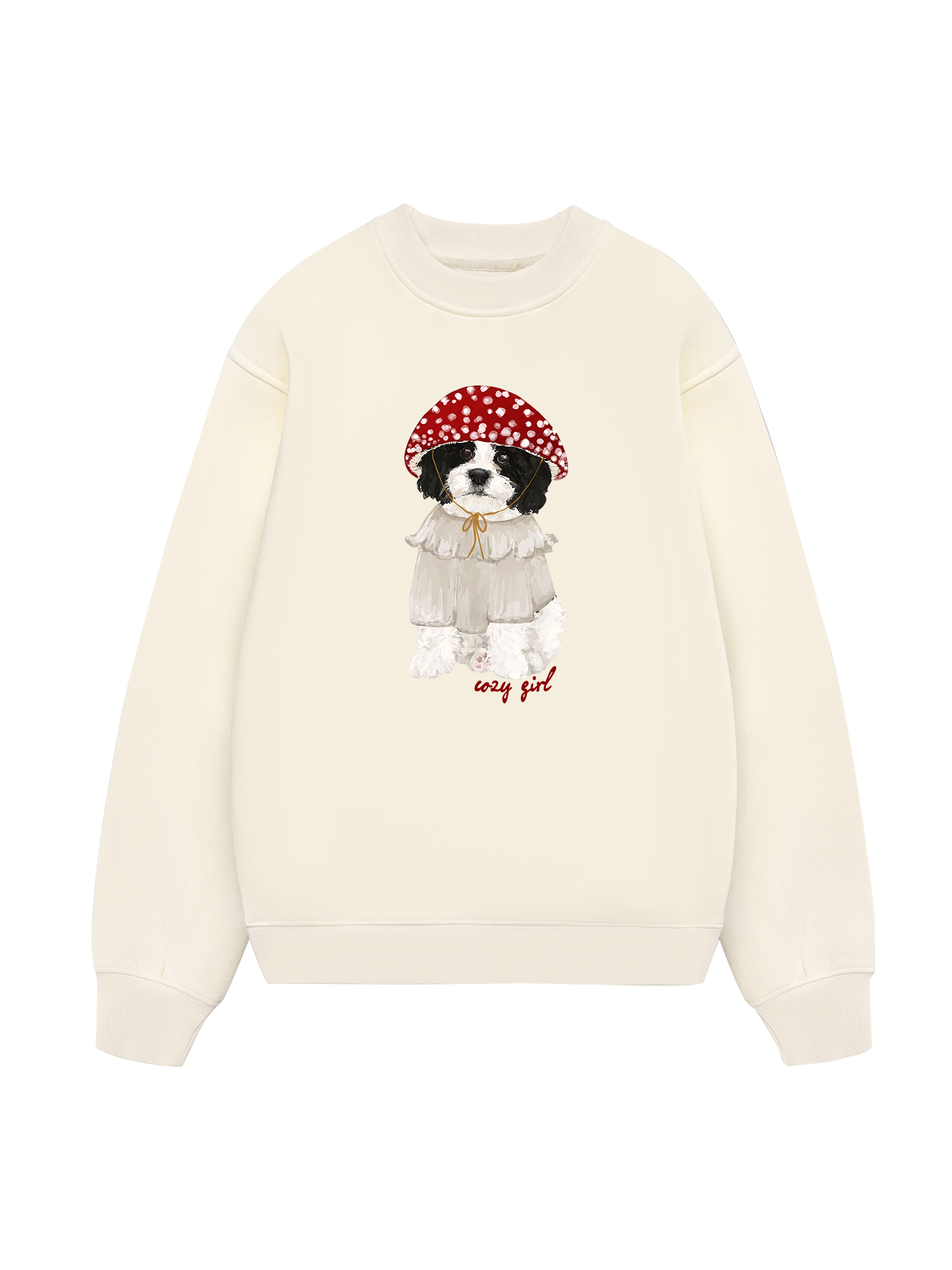 Cozy Girrl Cute Puppy Sweater