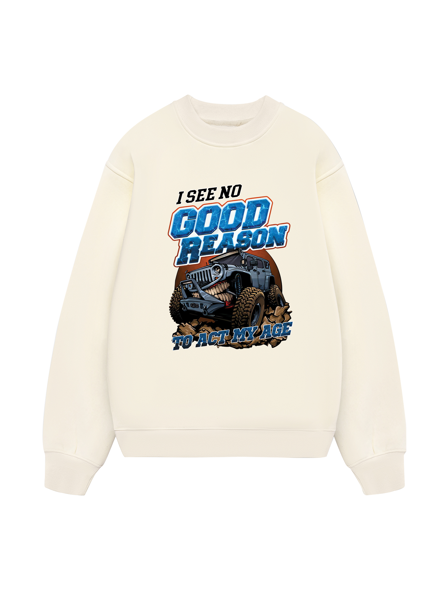 Jeep I See No Good Reason  Sweater