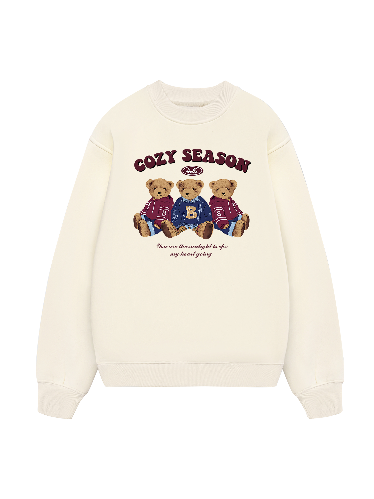 Cozy Season Three Bear Sweater