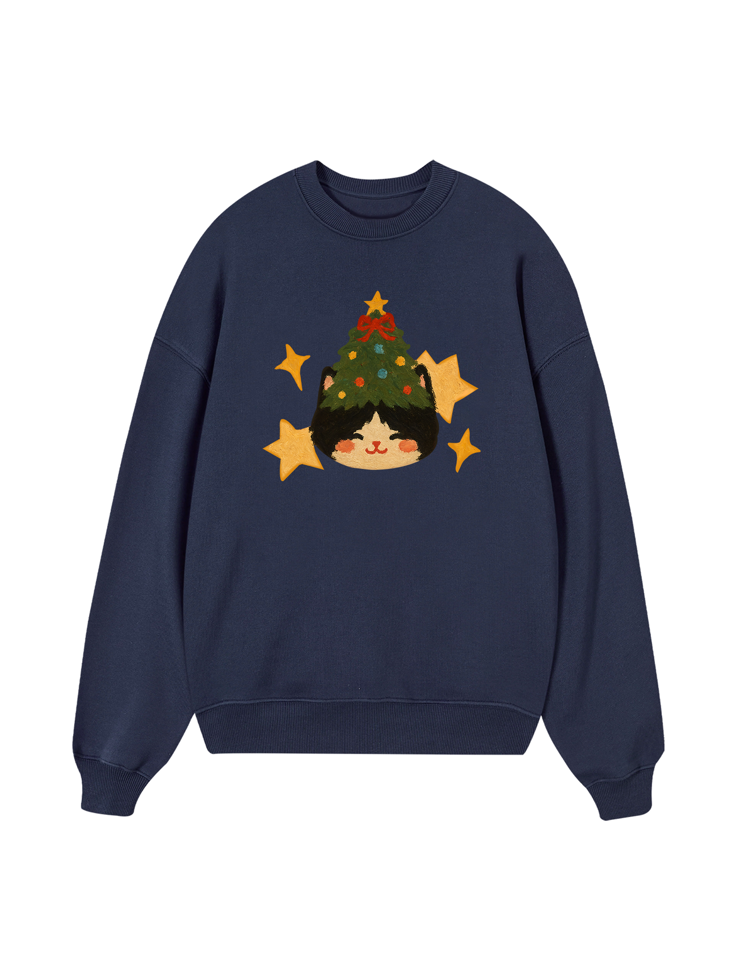 Holiday Cat Girrl Sweater