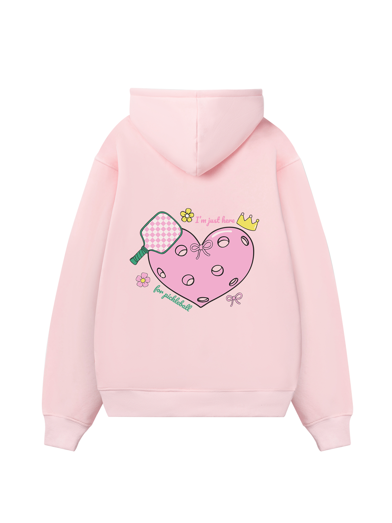 I'm Just Here For Pickleball Hoodie