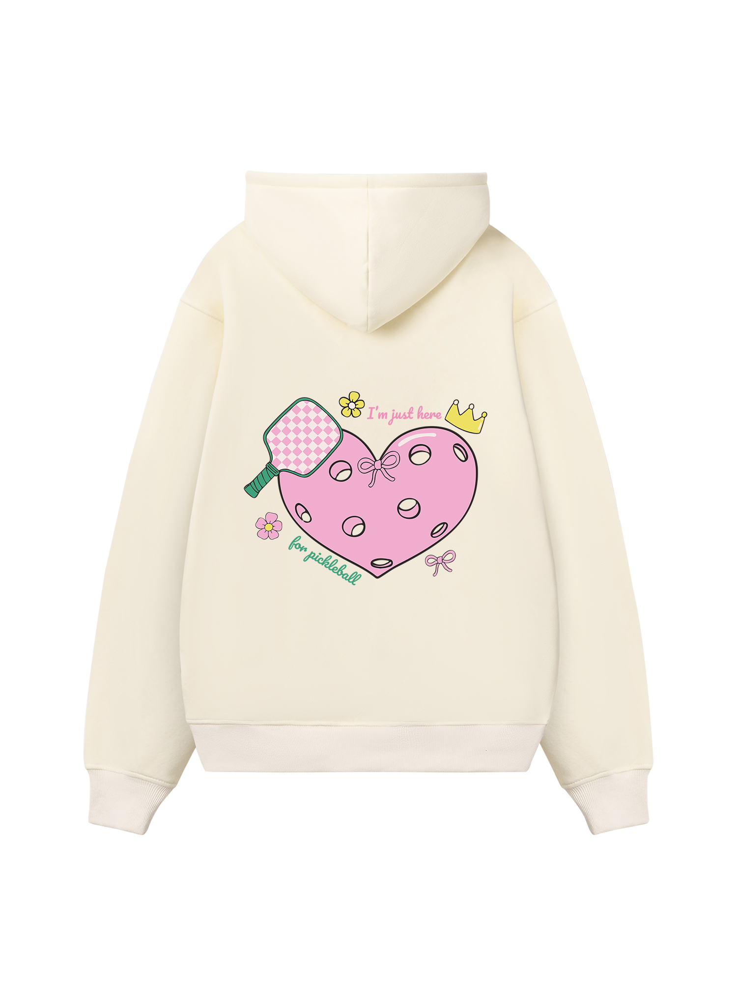 I'm Just Here For Pickleball Hoodie