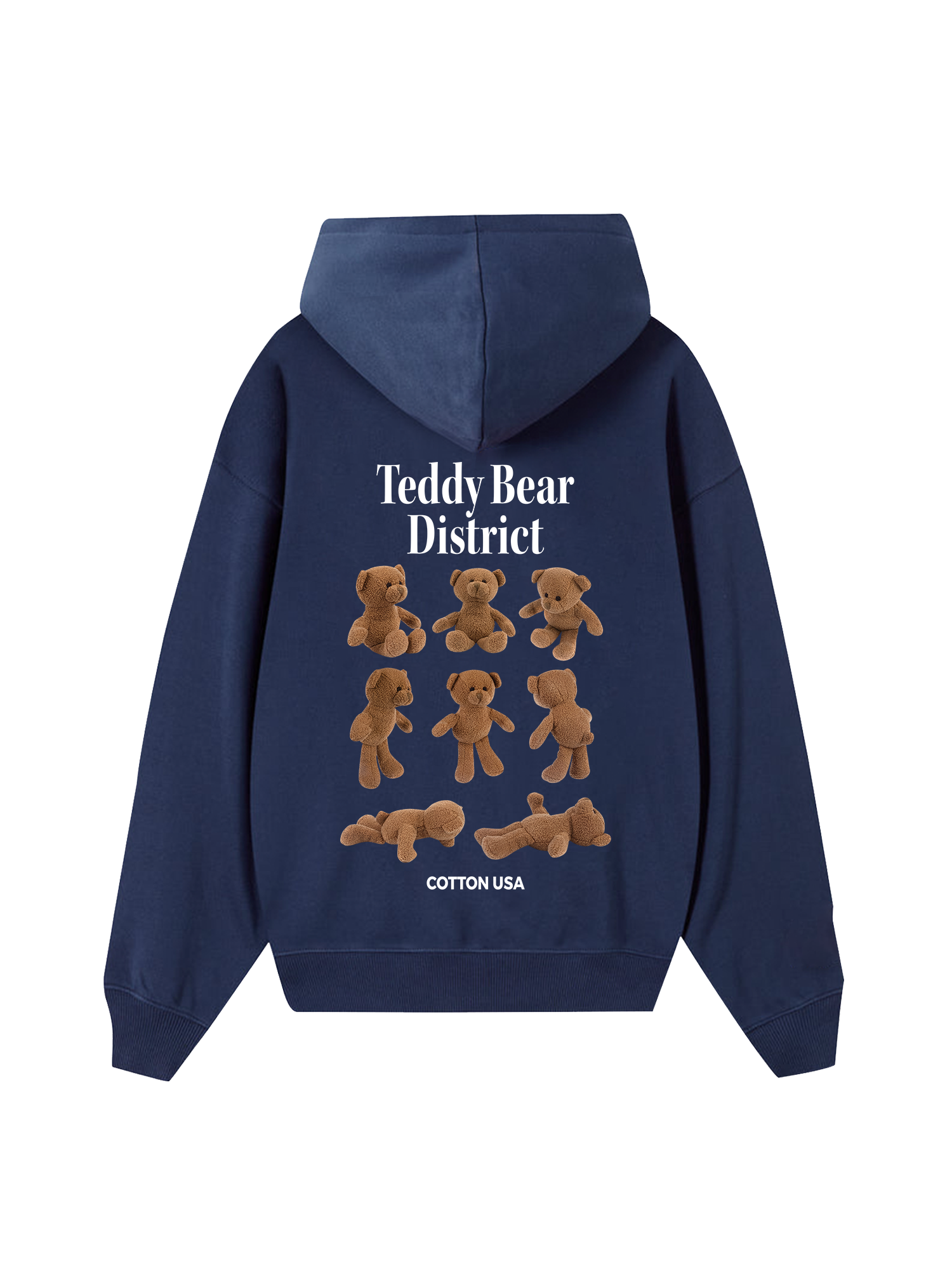 Girly Mood Teddy Bear District Hoodie