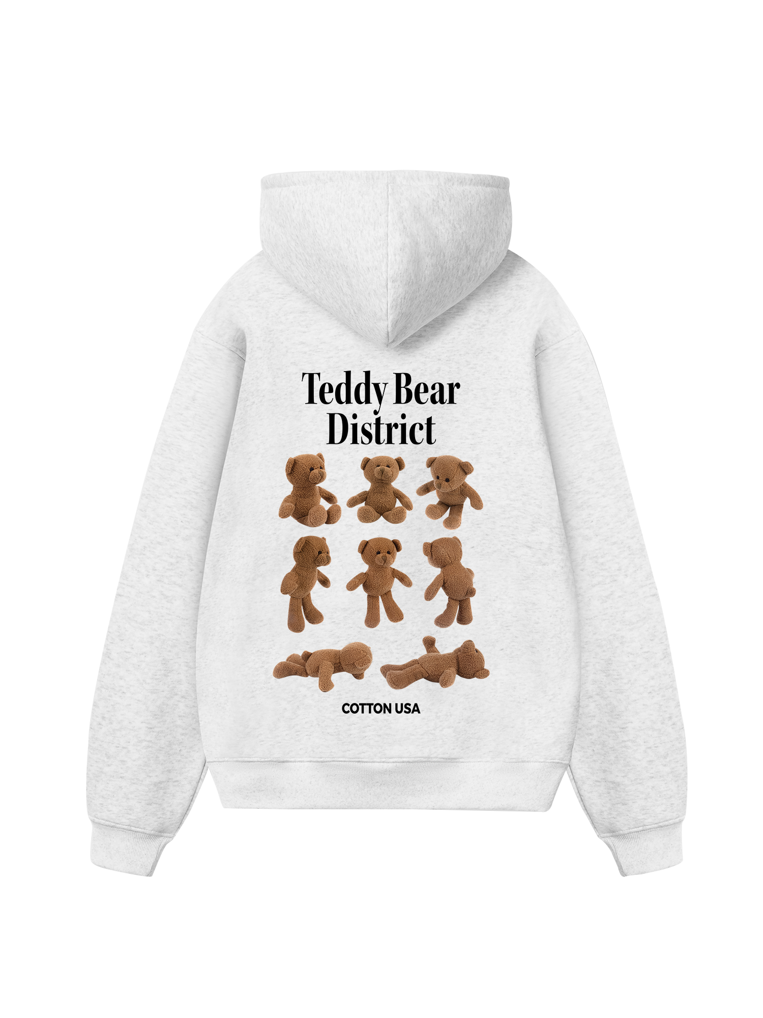 Girly Mood Teddy Bear District Hoodie