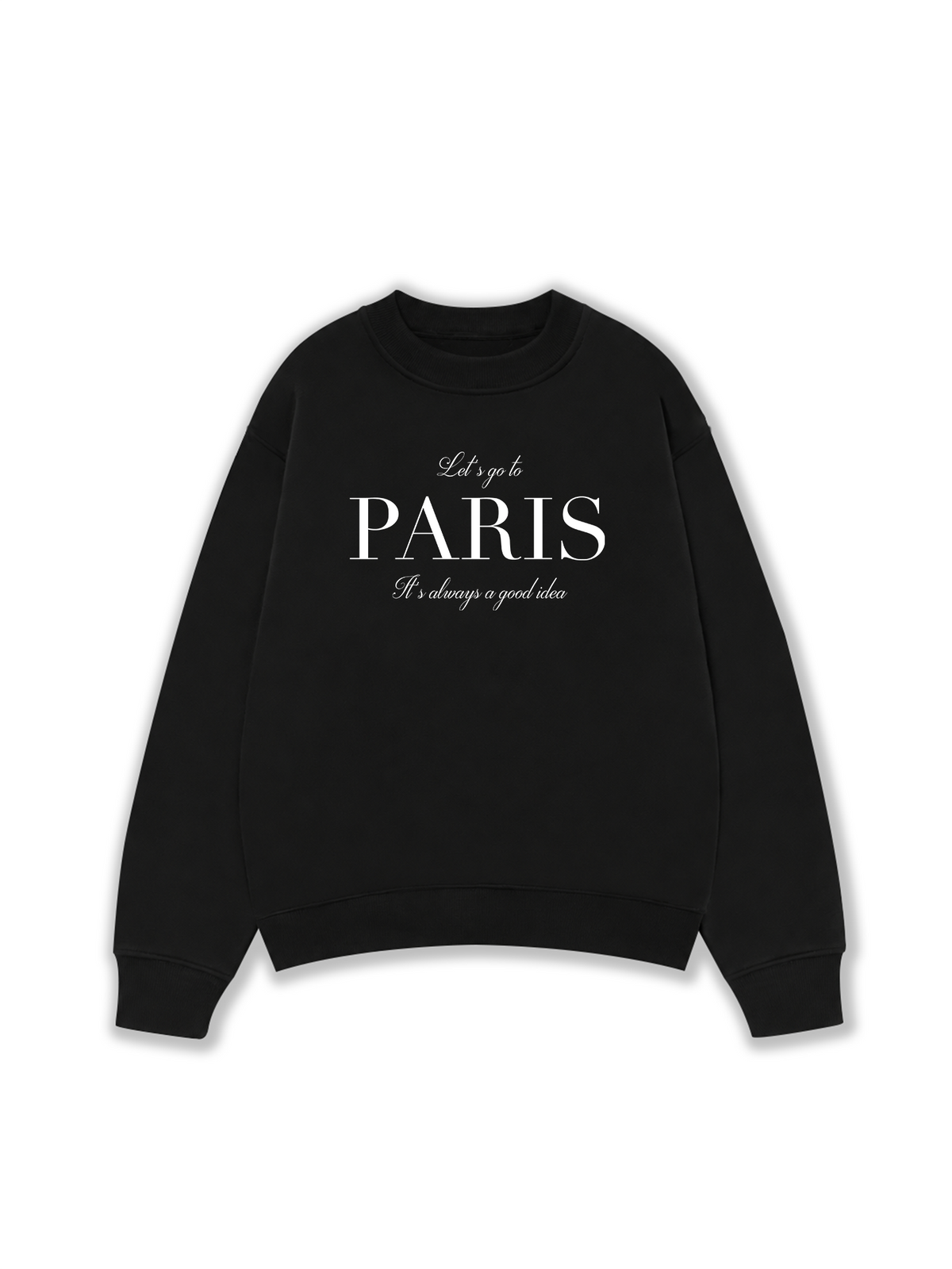 Áo Sweater Nỉ Hai Da City Let's go to Paris