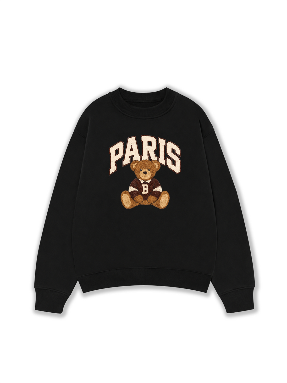 Áo Sweater Nỉ Hai Da City Paris Bear