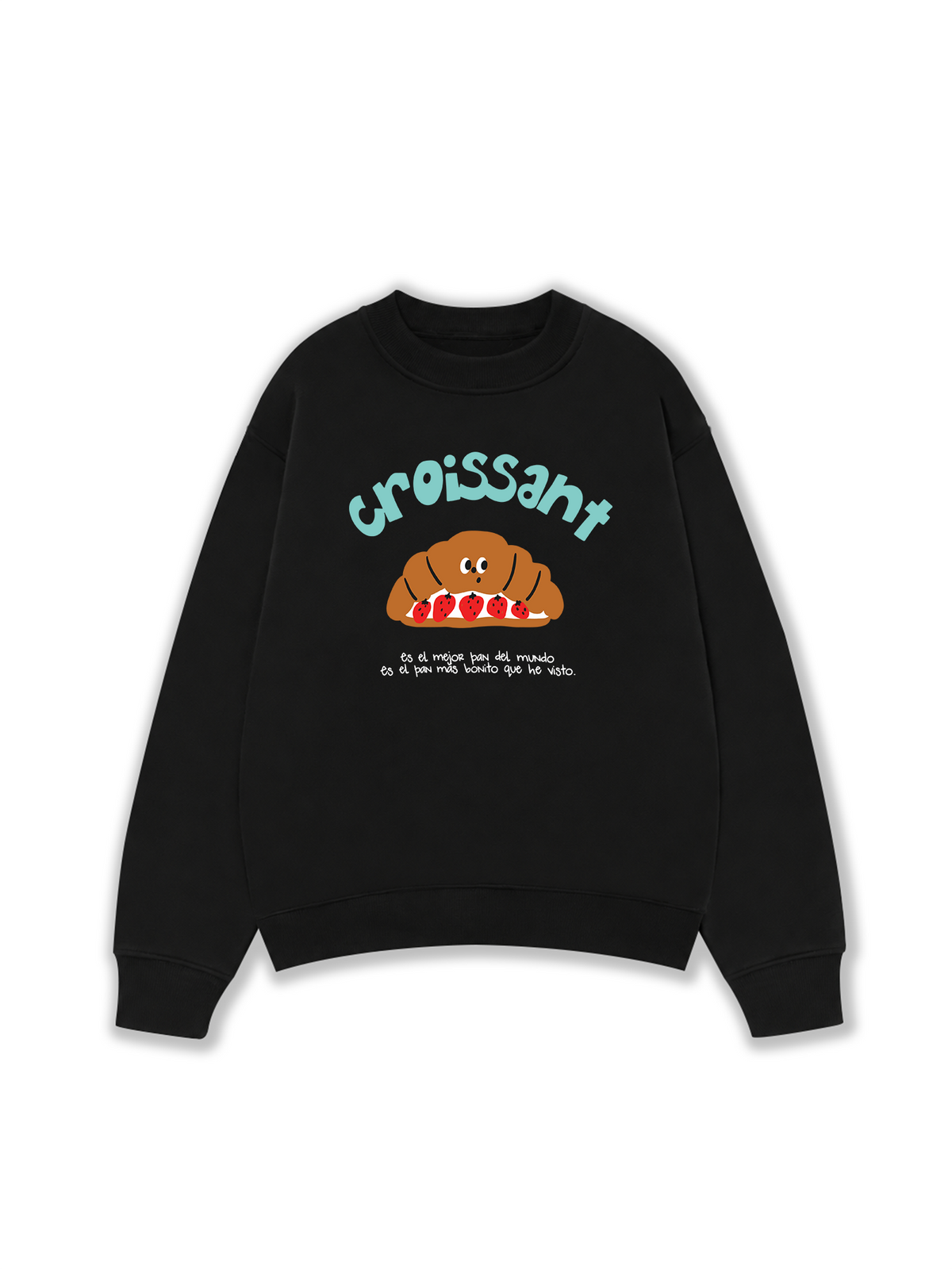 Áo Sweater Nỉ Hai Da Croissant