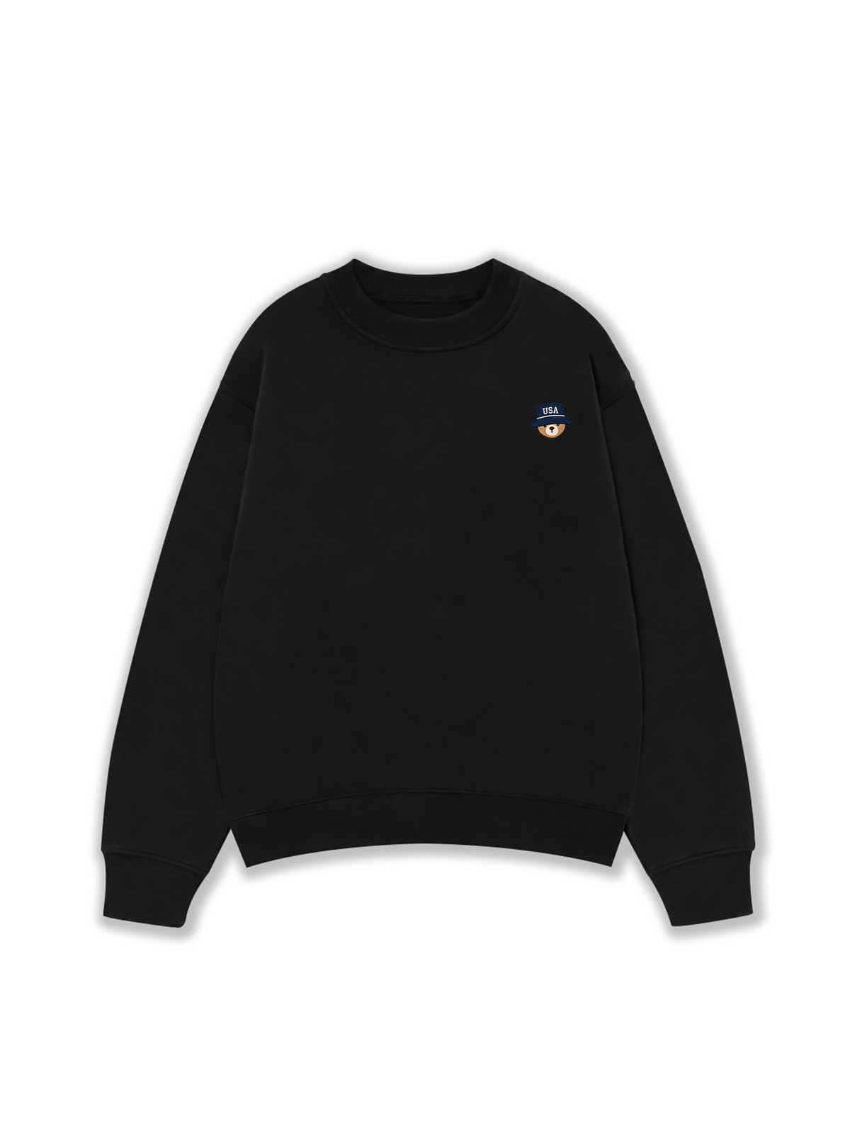 Áo Sweater Nỉ Hai Da USA Bear