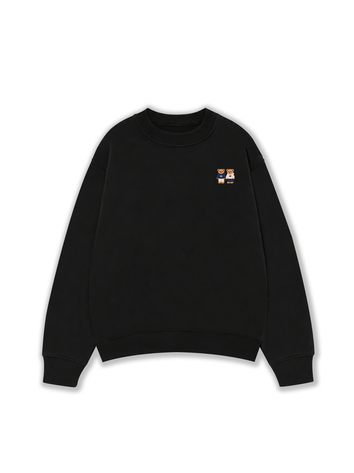 Áo Sweater Nỉ Hai Da Twin Bears