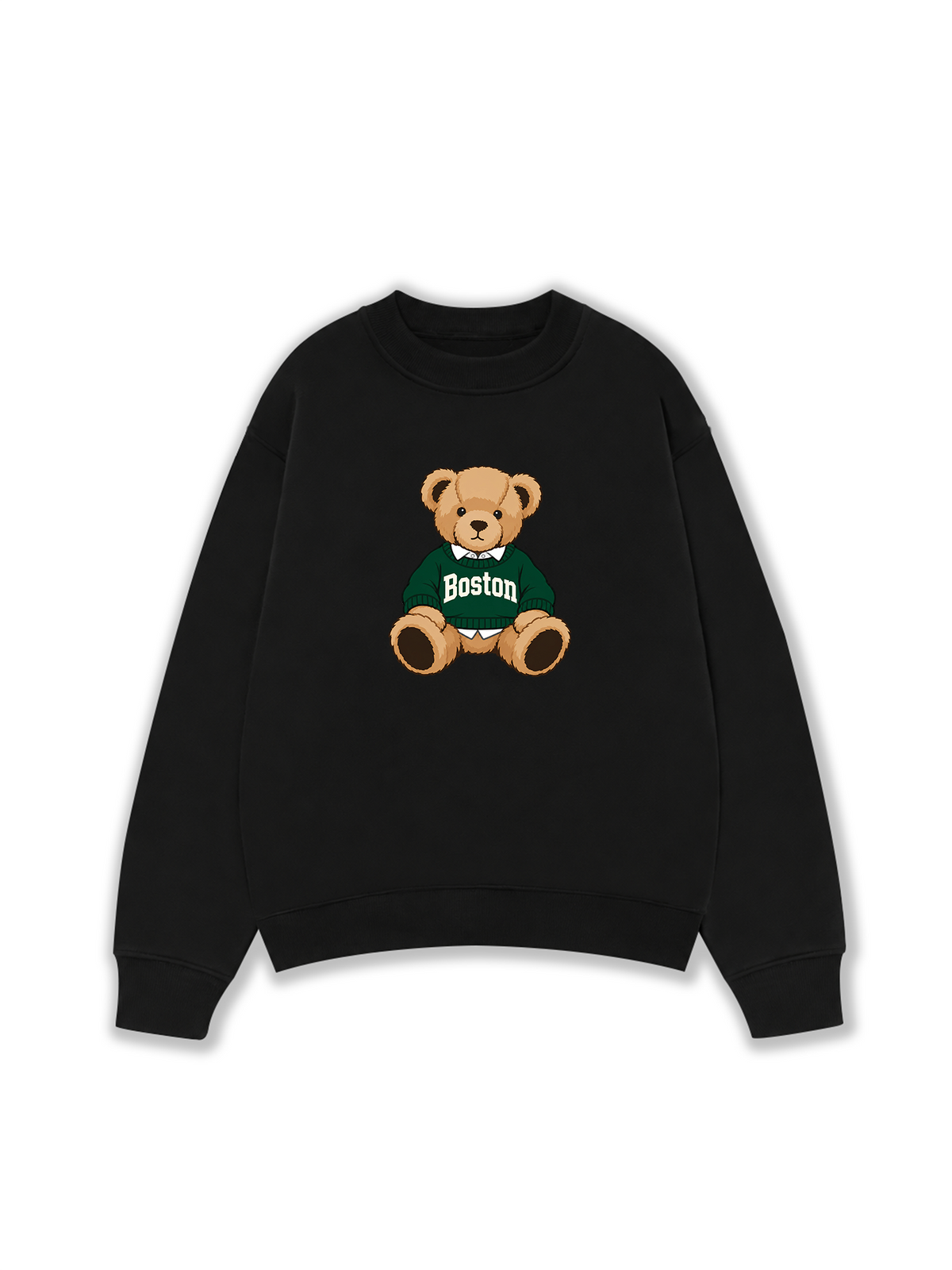Áo Sweater Nỉ Hai Da City Boston Bear