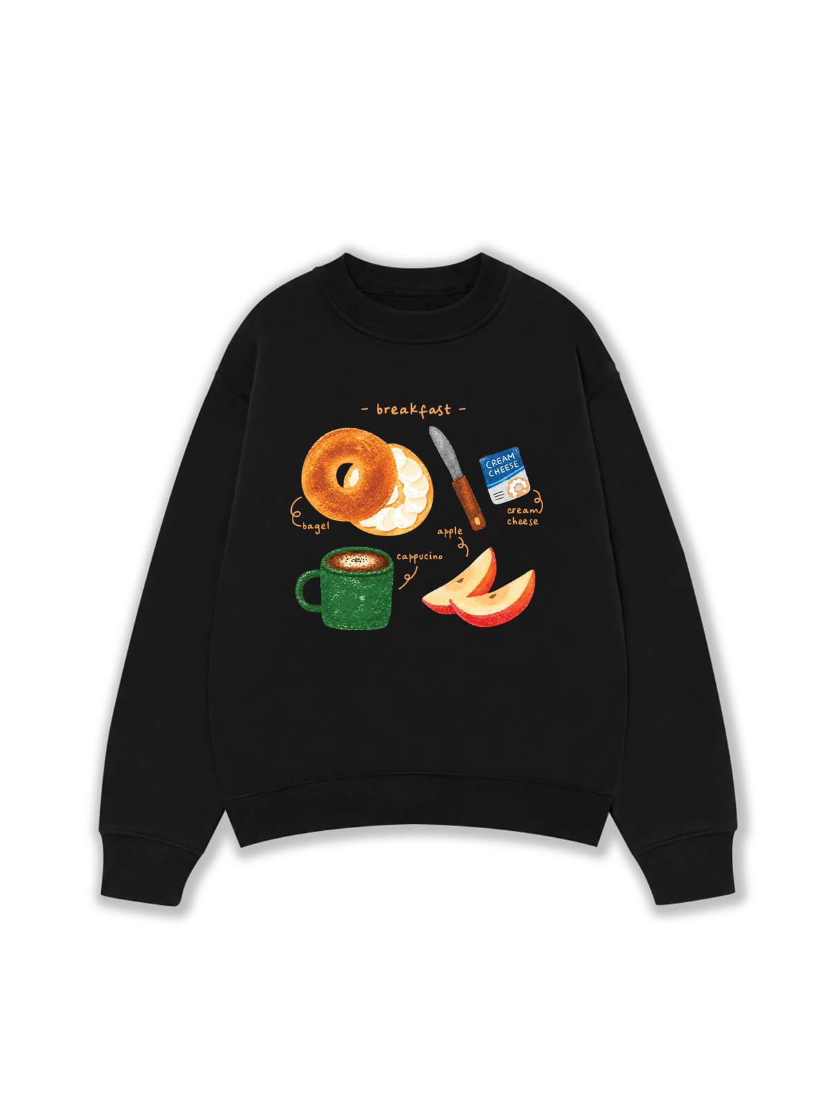 Áo Sweater Nỉ Hai Da Sweetie Breakfast