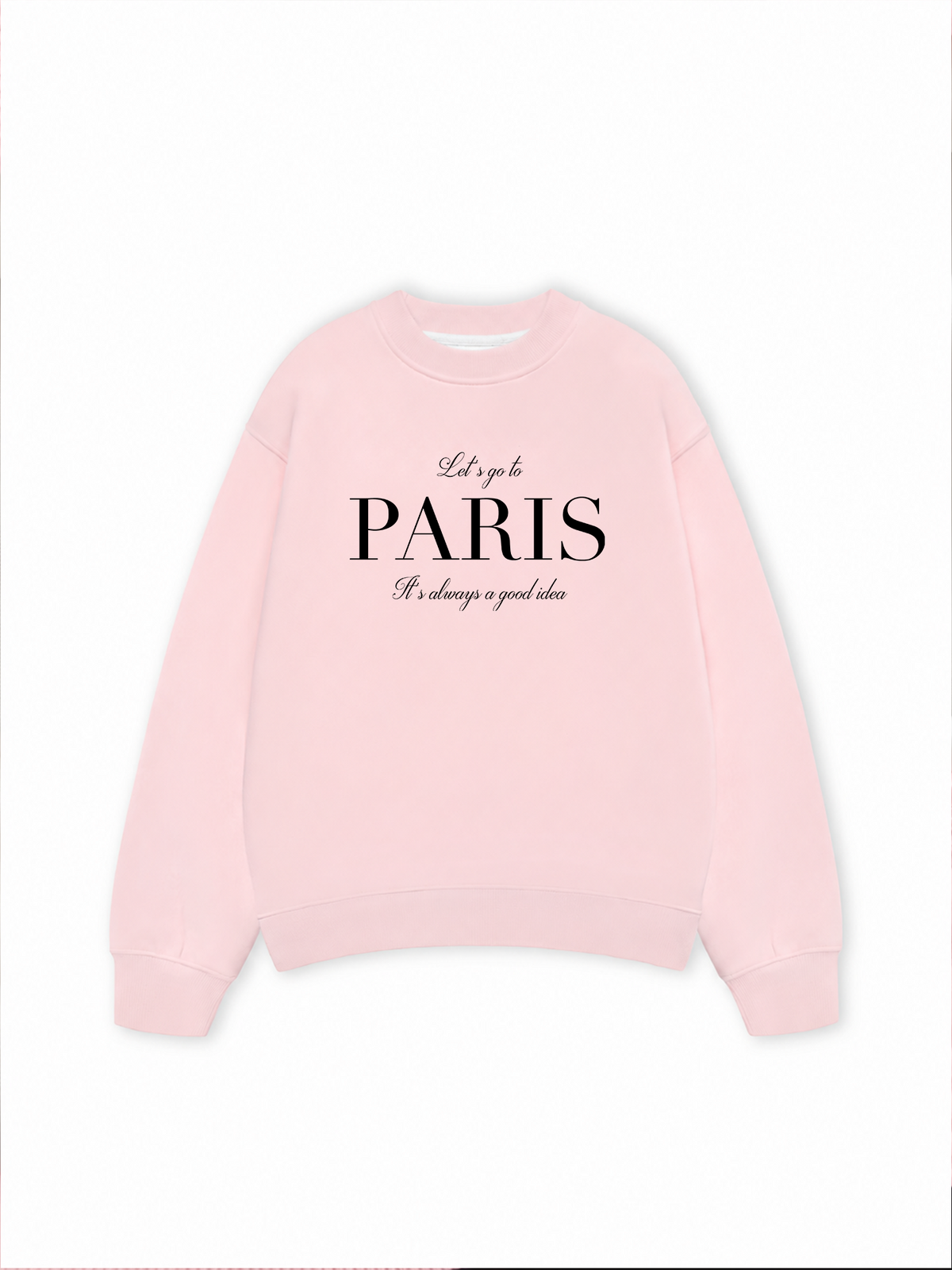 Áo Sweater Nỉ Hai Da City Let's go to Paris