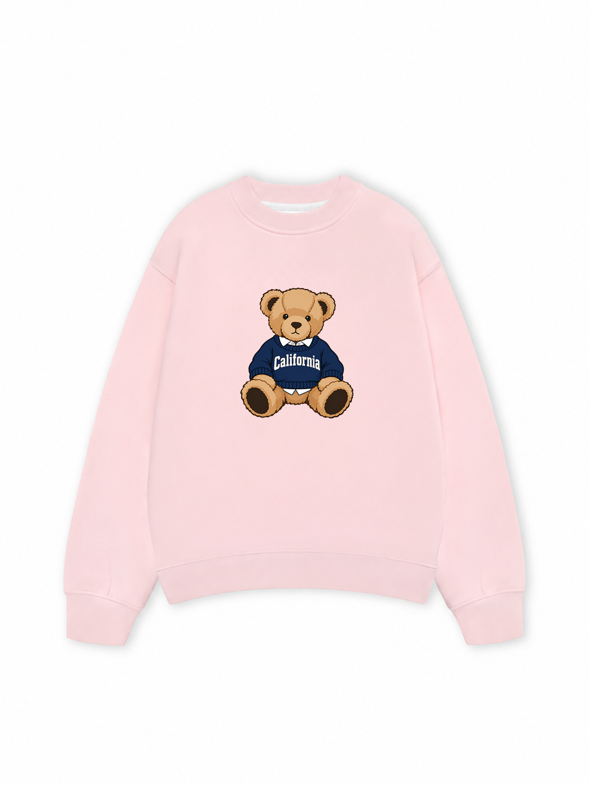 Áo Sweater Nỉ Hai Da City California Bear