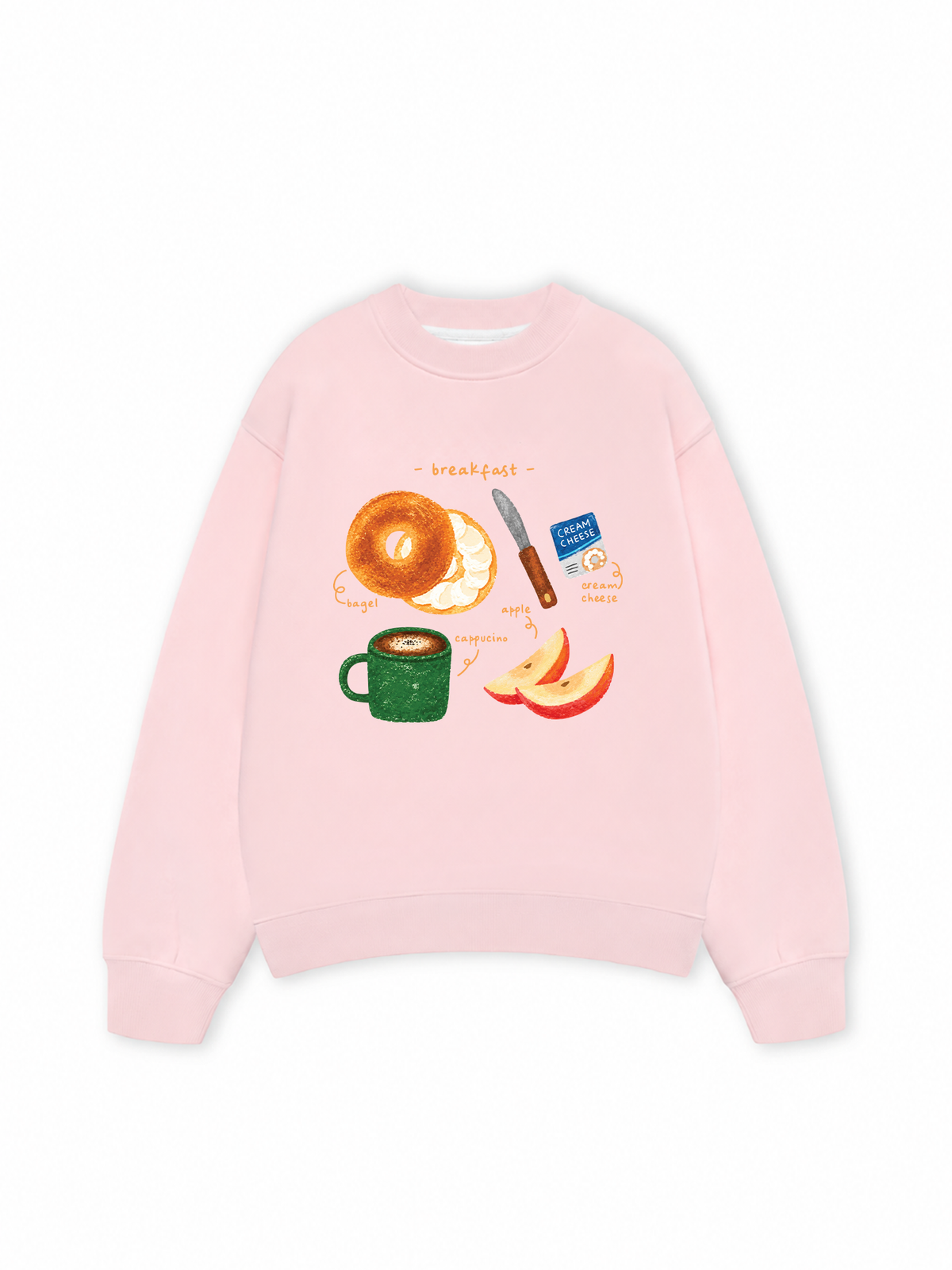 Áo Sweater Nỉ Hai Da Sweetie Breakfast