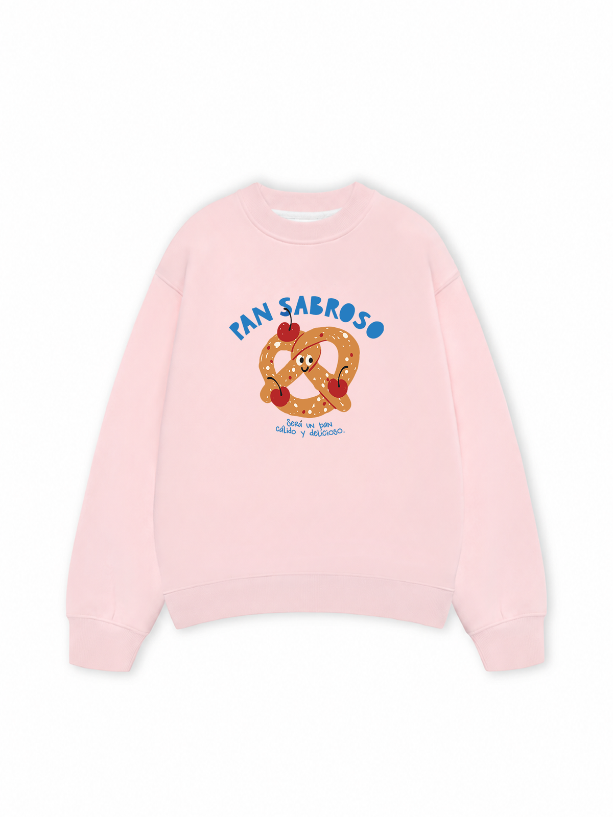Áo Sweater Nỉ Hai Da Pretzel