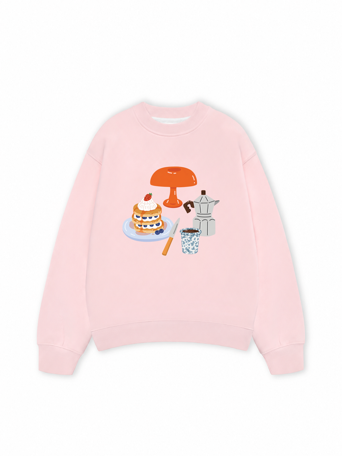 Áo Sweater Nỉ Hai Da Breakfast
