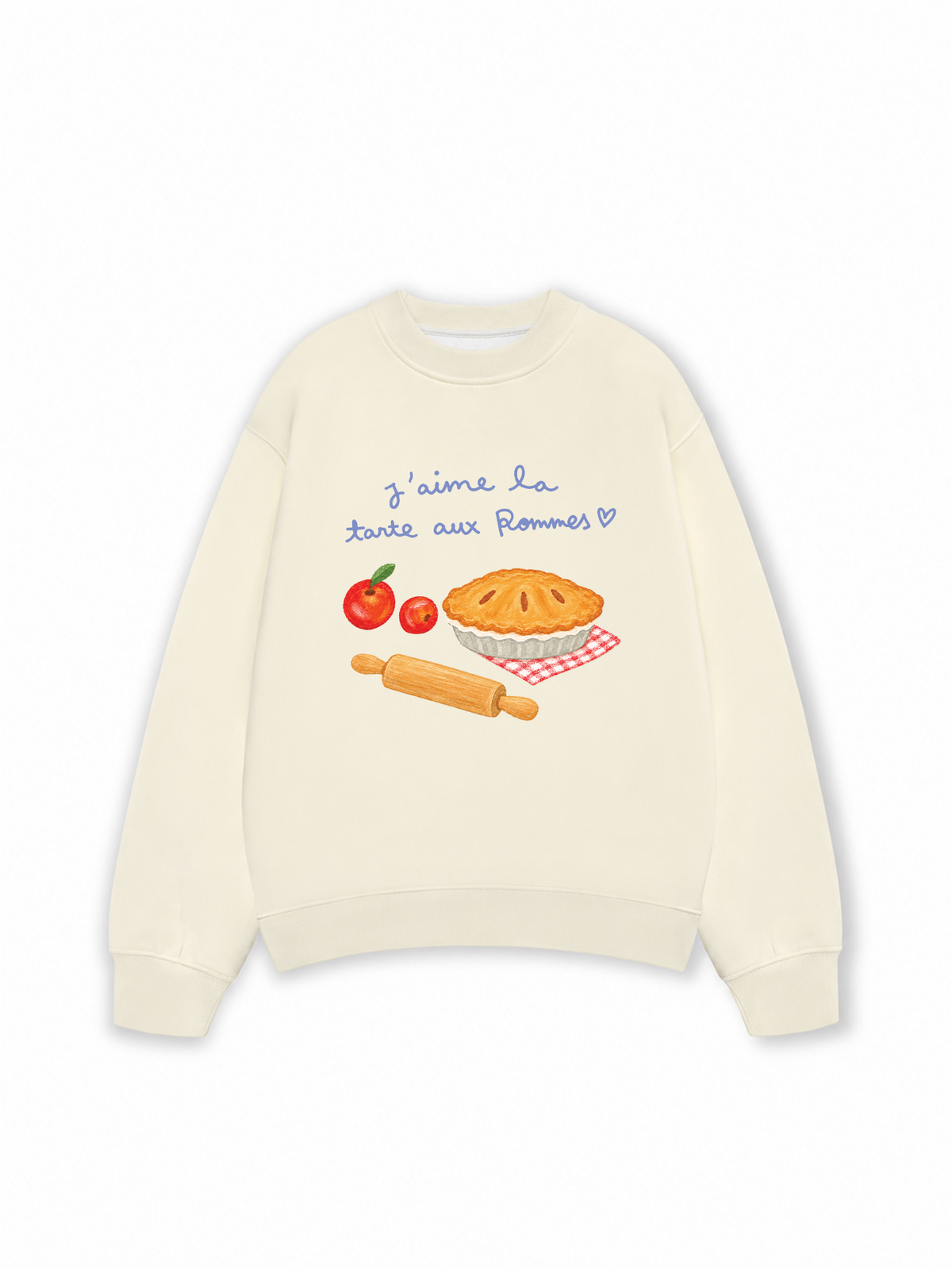 Áo Sweater Nỉ Hai Da J'aime la
