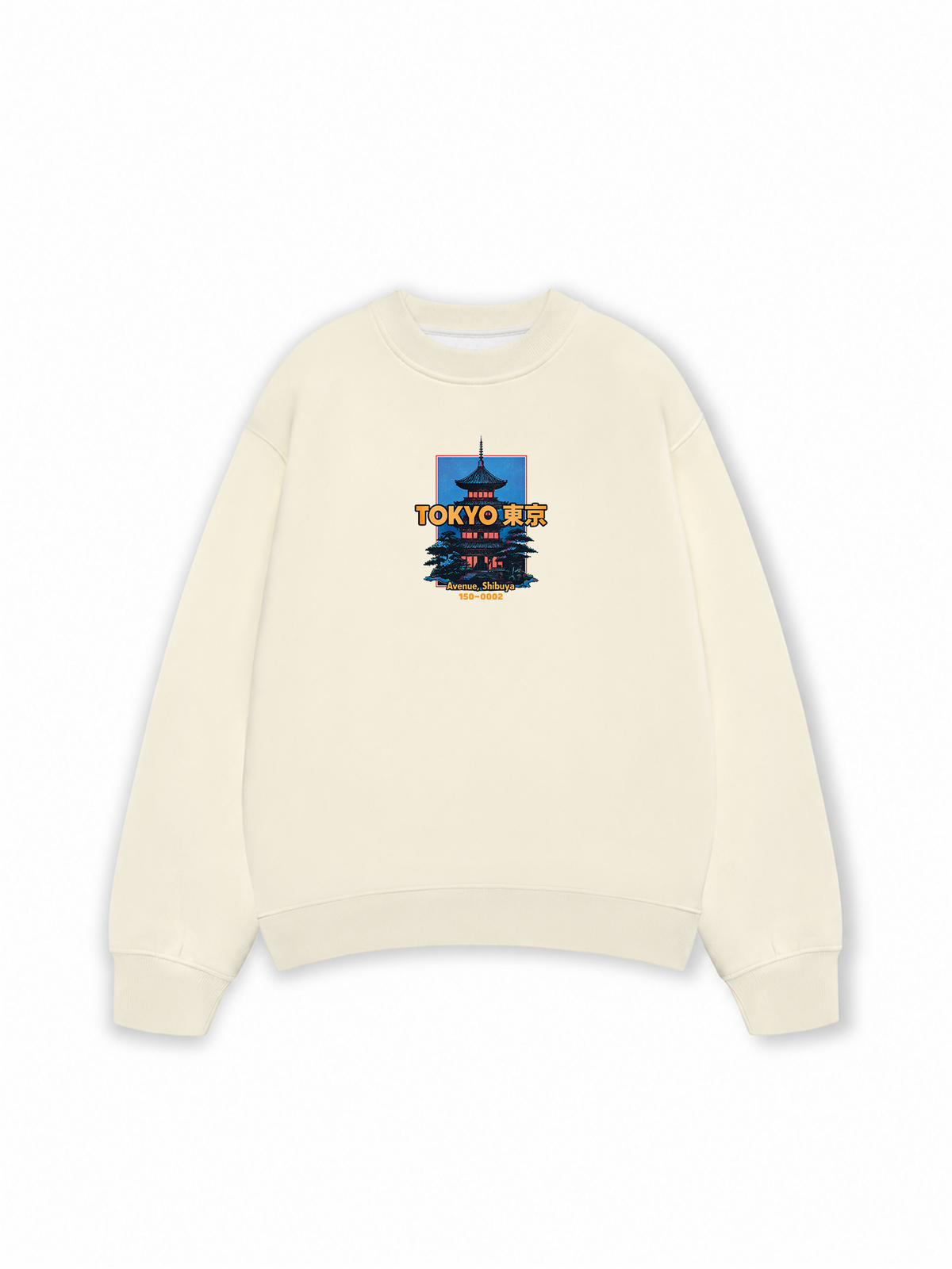 Áo Sweater Nỉ Hai Da Tokyo Shibuya