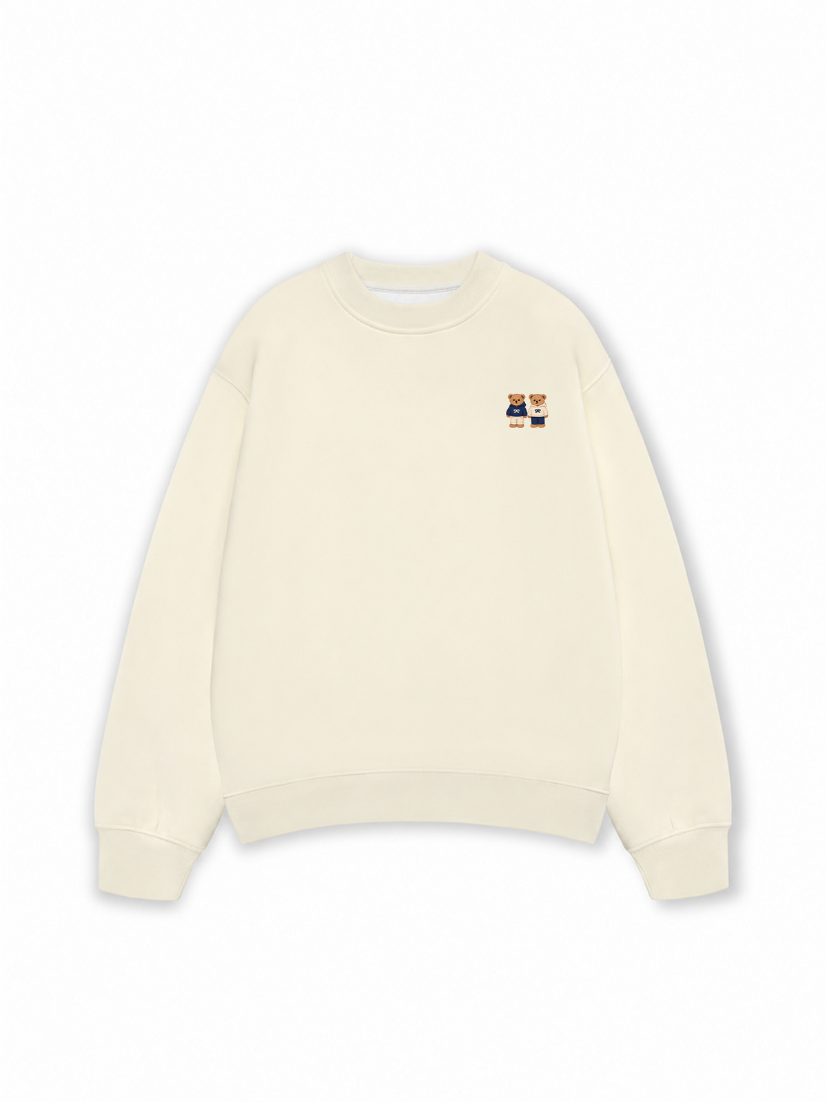Áo Sweater Nỉ Hai Da Twin Bears